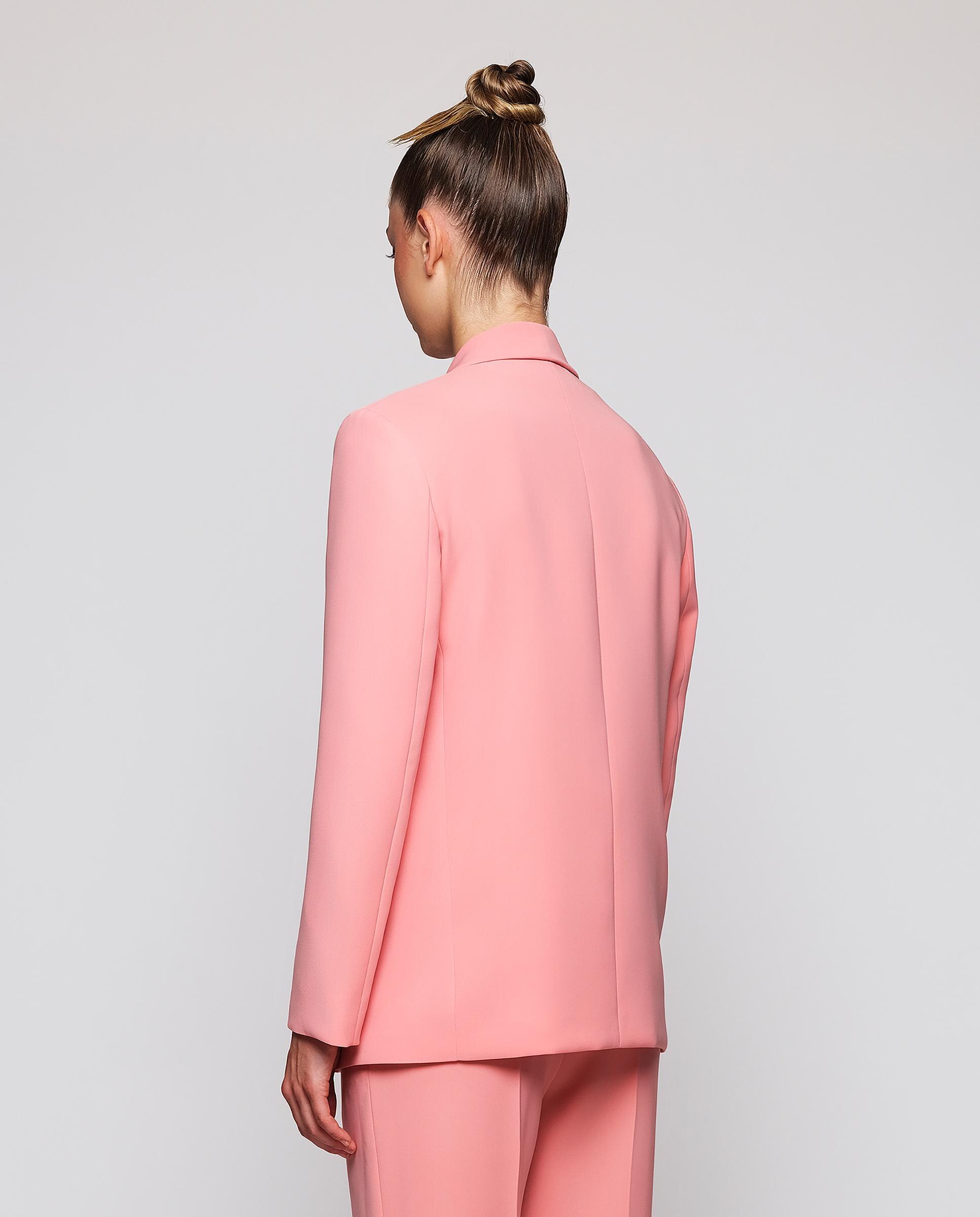 Blazer Cruzado com Botões Duplos Coral-2
