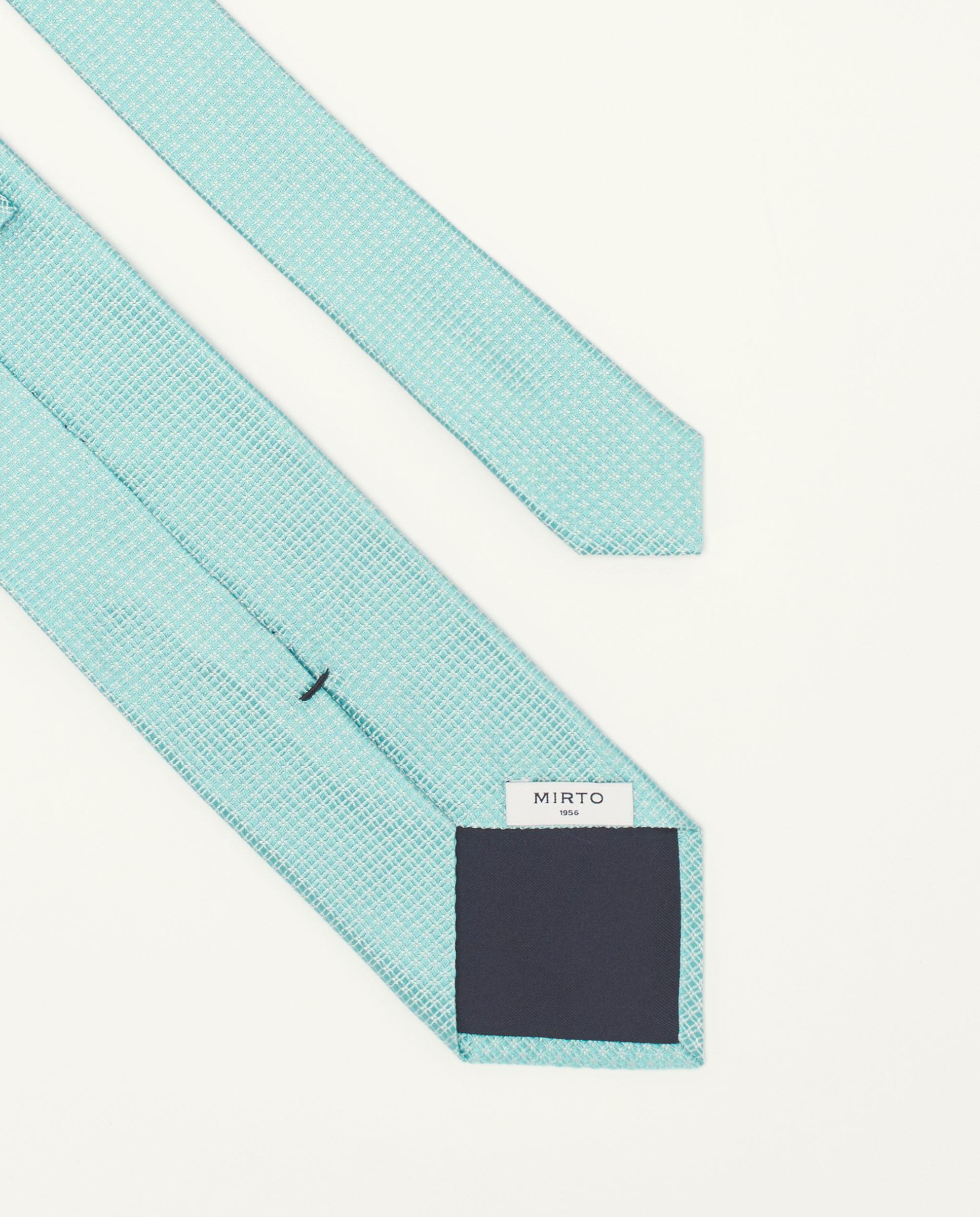 Gravata Jacquard Lisa de Seda Natural Verde-2