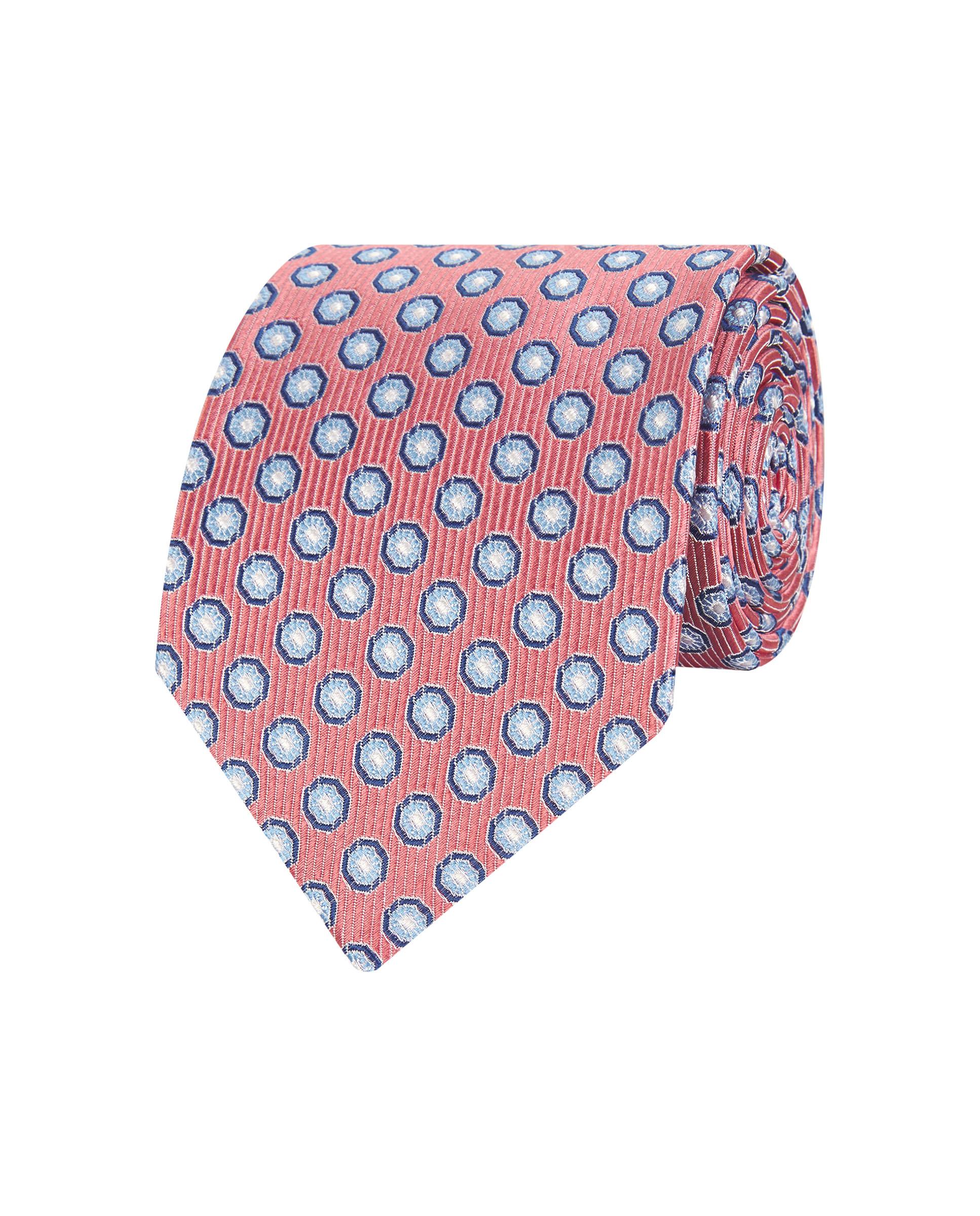 Gravata Jacquard Microdesenho de Seda Natural Laranja-1