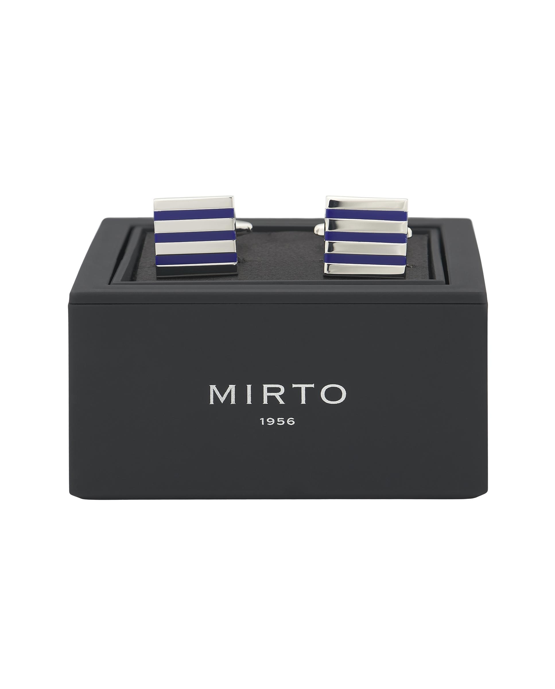 Imagem 0 de Botões de Punho Retangulares com Relevo Interior