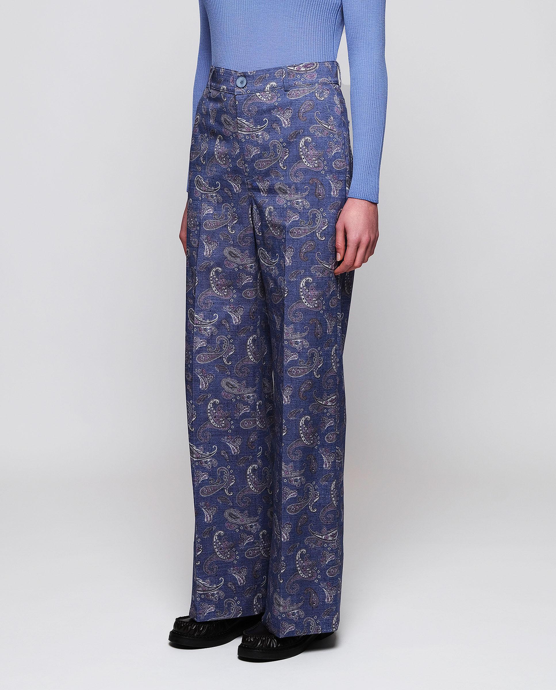 Imagem 0 de Calças Denim com Estampado Paisley