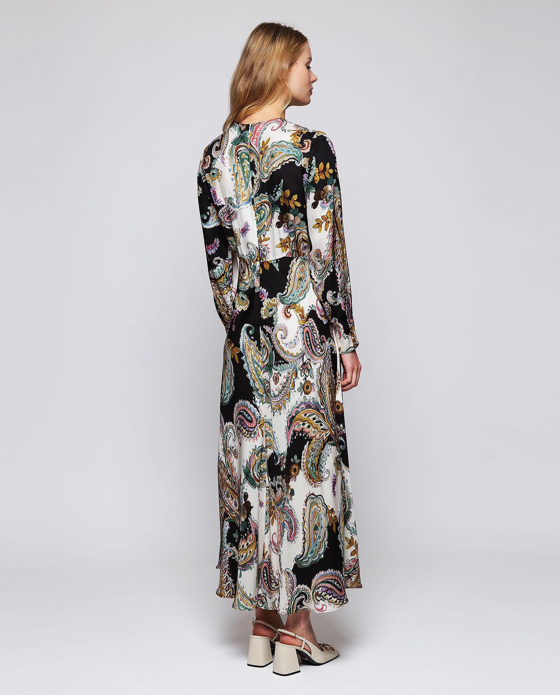 Vestido Midi Estampado Paisley Multicolor-2