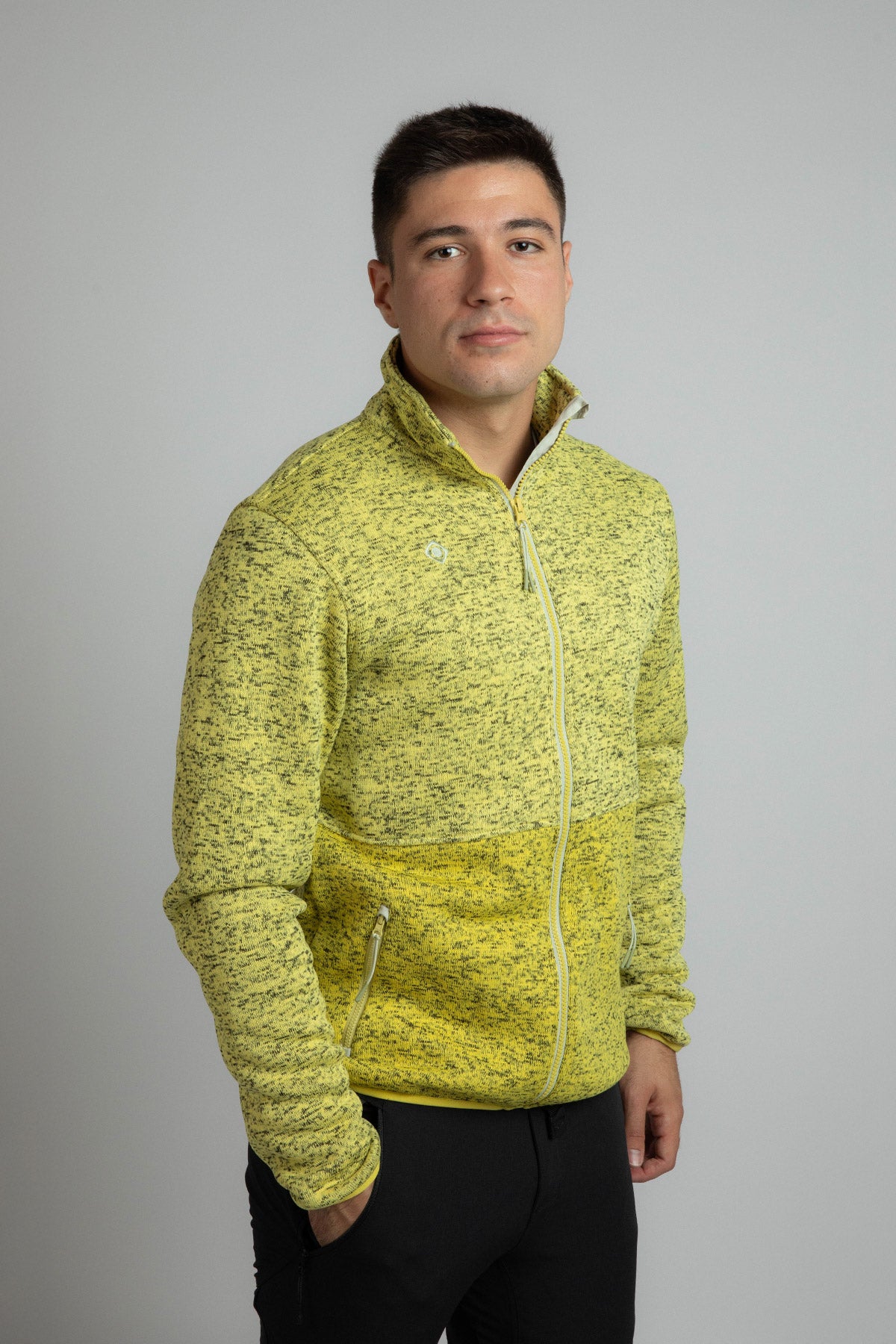 Casaco Polar Vadiel M Izas Amarelo-3