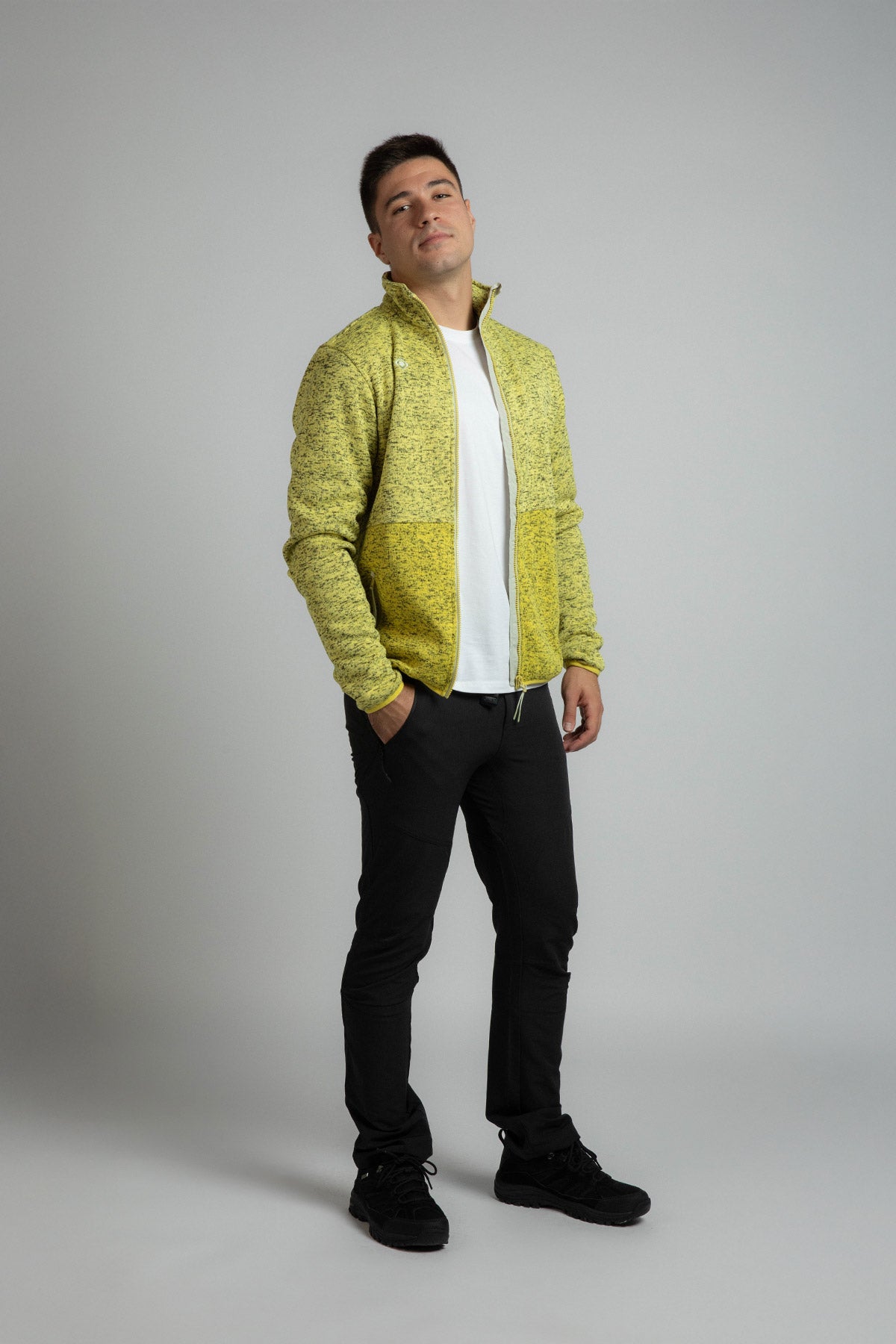 Casaco Polar Vadiel M Izas Amarelo-5