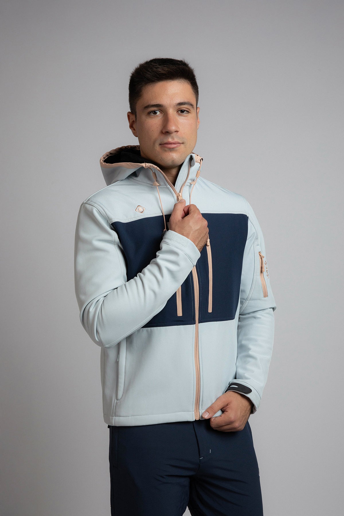 Casaco Térmico Soft Shell Konka Izas Azul claro / azul marinho-3