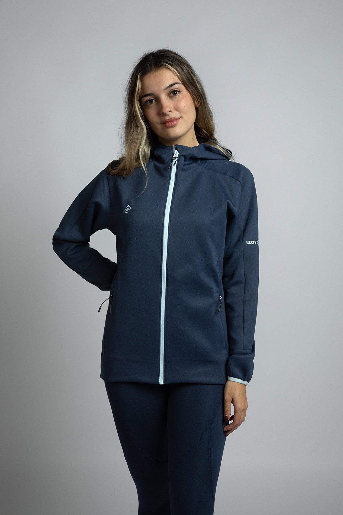 Sweatshirt com Fecho Zip Laguard Izas Azul-marinho-3