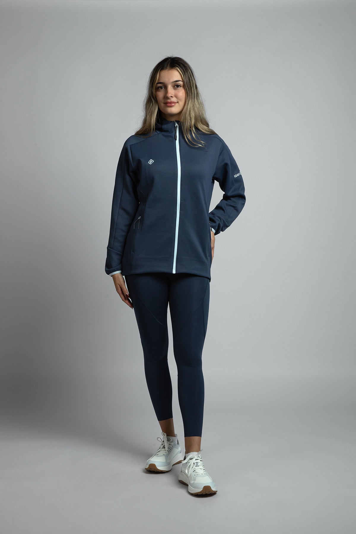 Sweatshirt com Fecho Zip Laguard Izas Azul-marinho-5