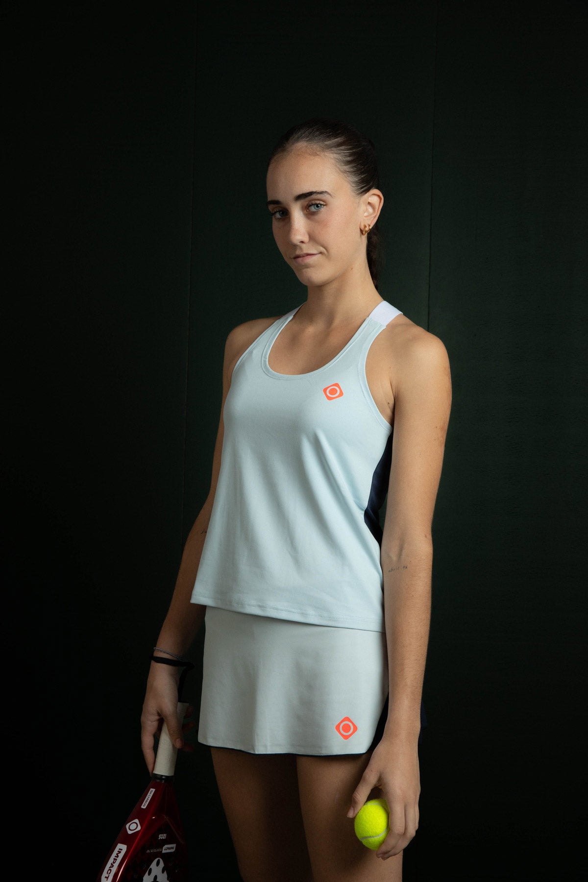 T-shirt de Padel Isaben Top Izas Azul-claro-3