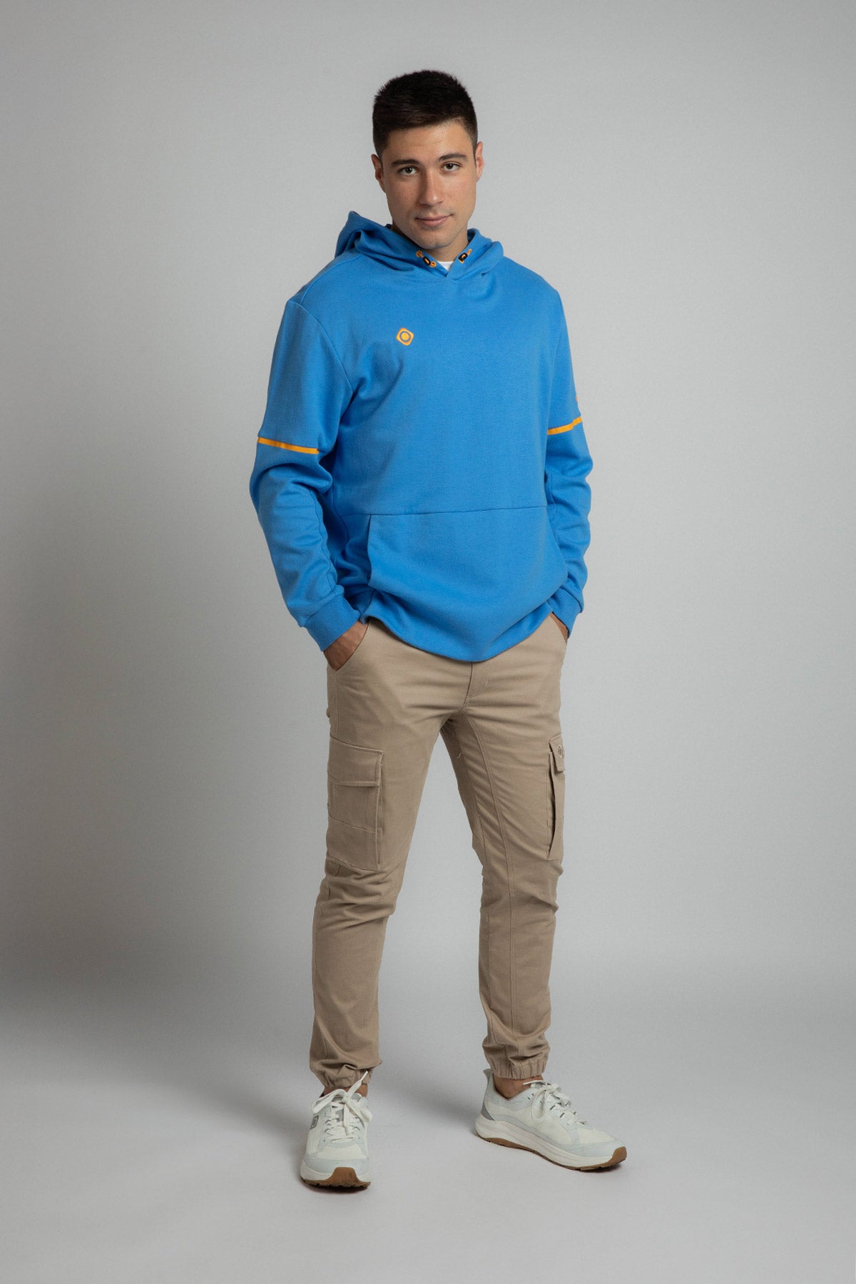 Sweatshirt com Capuz Biscar Izas Azul-5