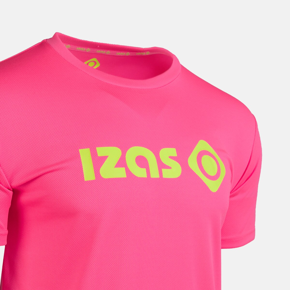 T-shirt Técnica Transpirável Creus M Big Logo Izas Rosa-3