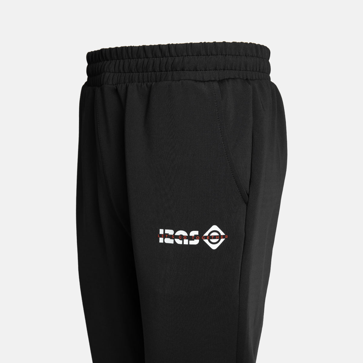 Calças de Fato de Treino Unissexo Waco Pant Izas Preto-3