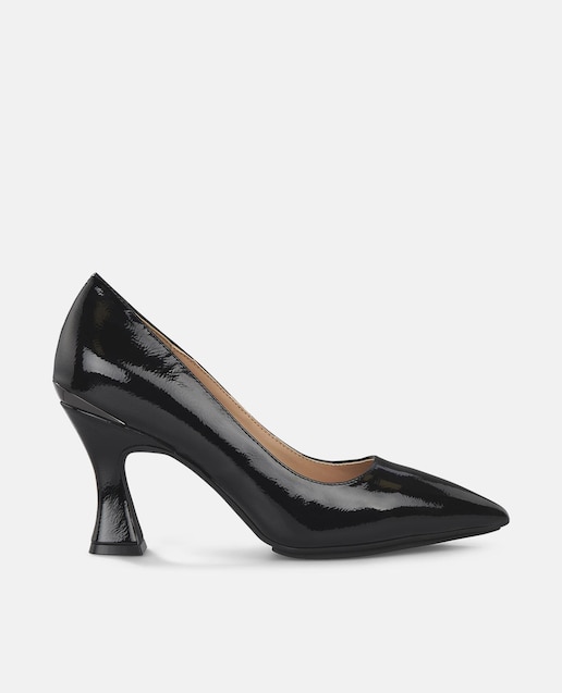 Imagem 0 de Zapatos de salón de mujer con tacón ancho y puntera afilada