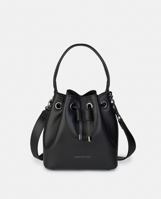 Imagem 0 de Mala a Tiracolo de Pele Estilo Bombonera com Fecho Ajustável