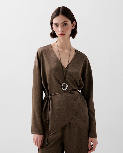 Imagem 0 de Kaftan Assimétrico com Cordão Ajustável