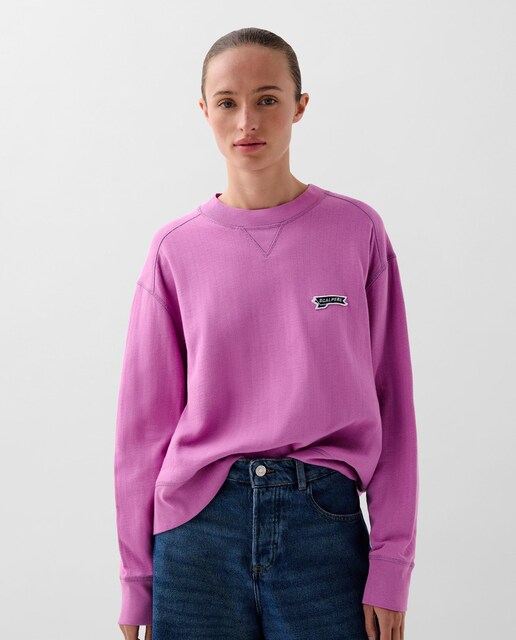 Imagem 0 de Sweatshirt de Algodão com Detalhe de Logo