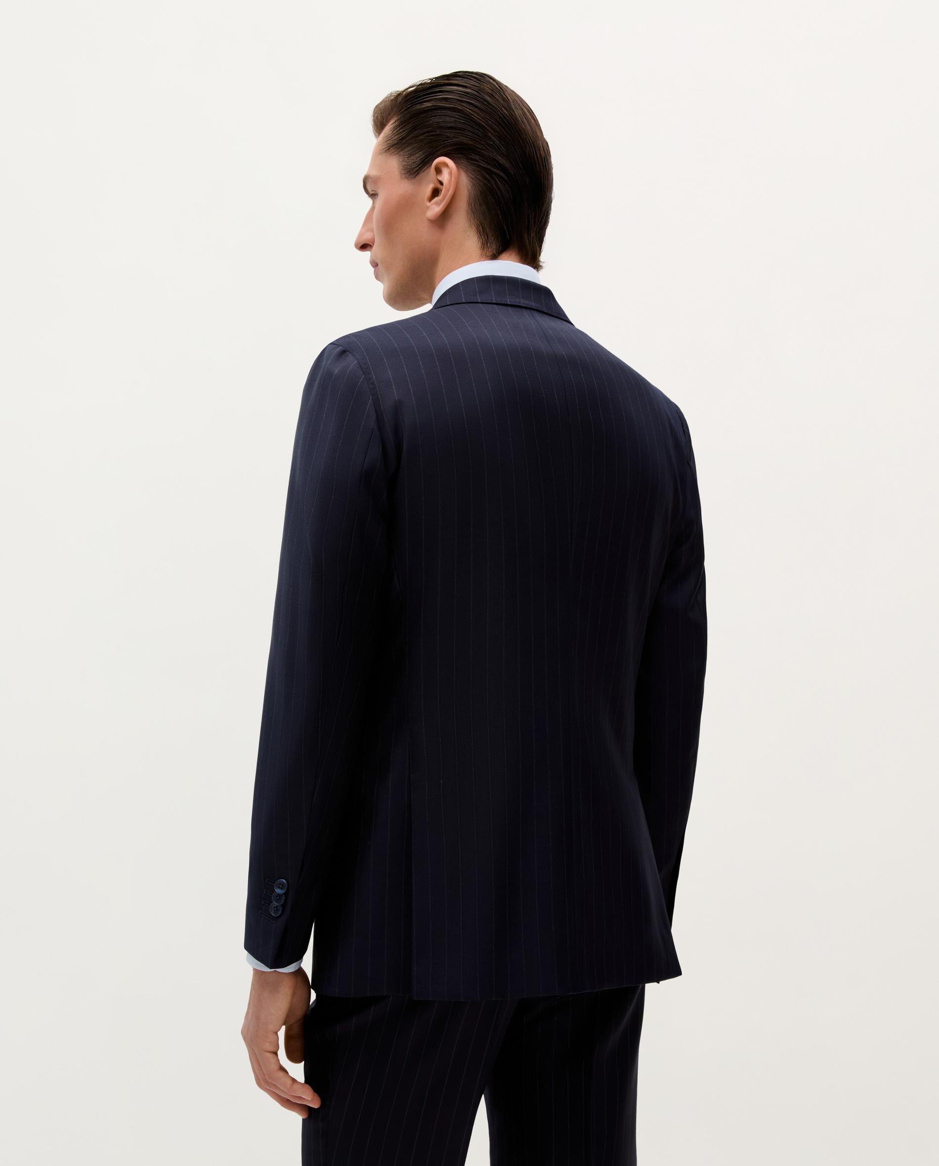 Blazer Regular Fit de Lã Navy-6