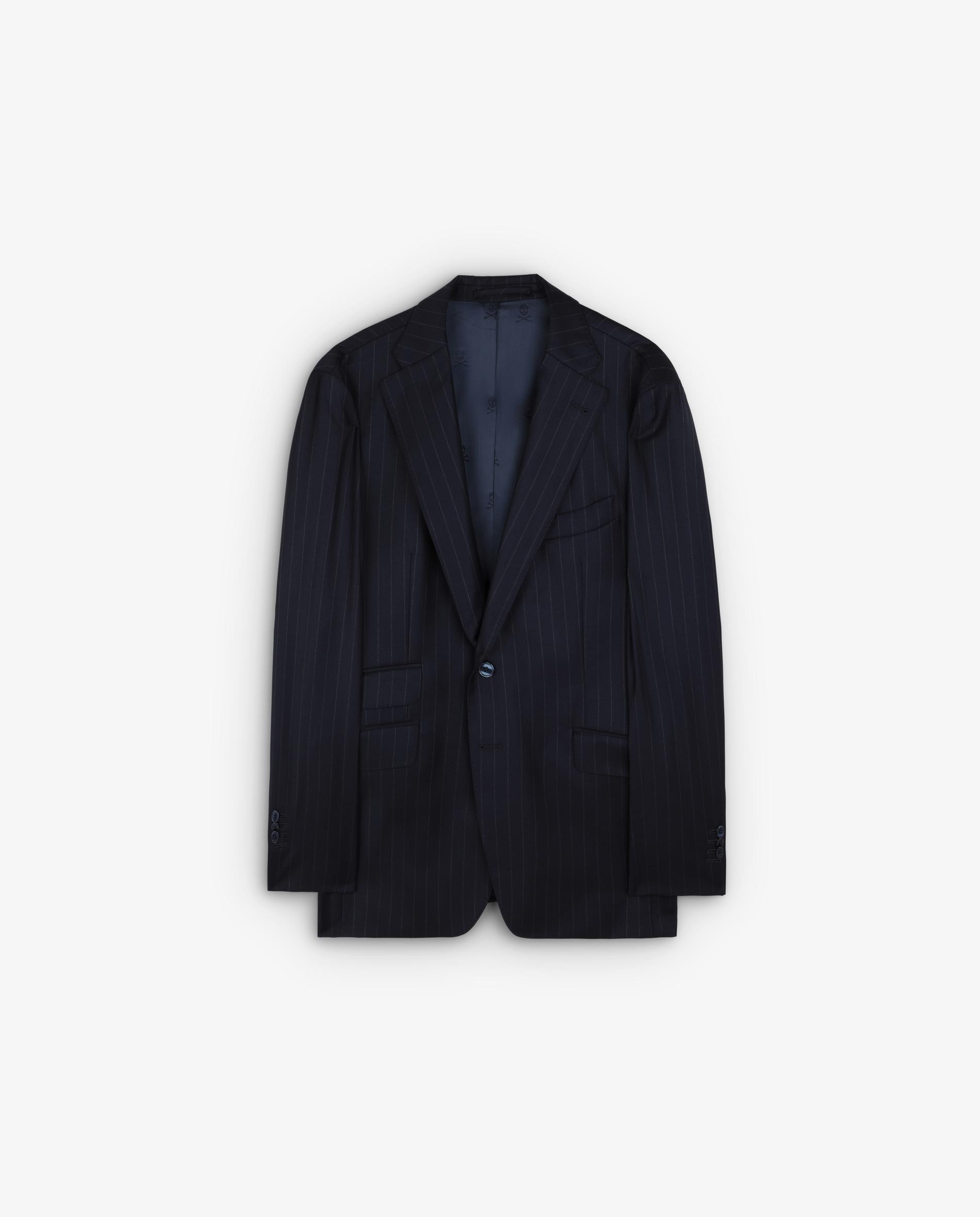 Blazer Regular Fit de Lã Navy-7