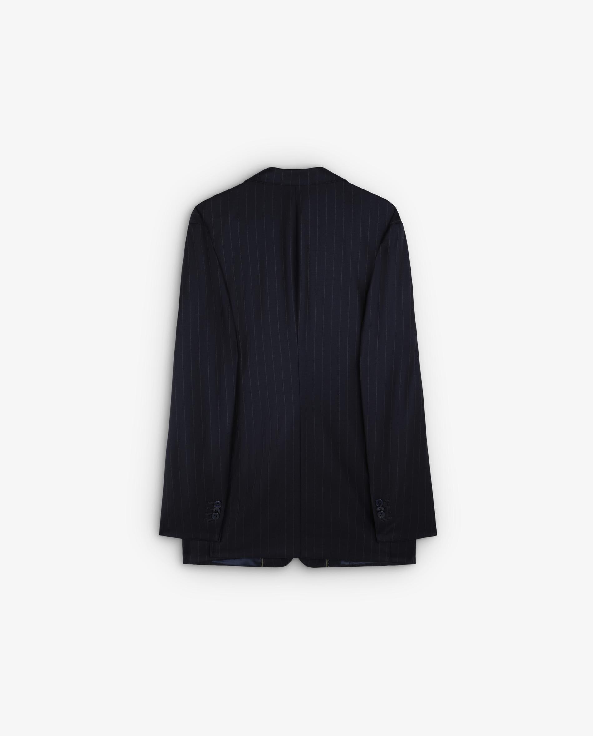 Blazer Regular Fit de Lã Navy-8