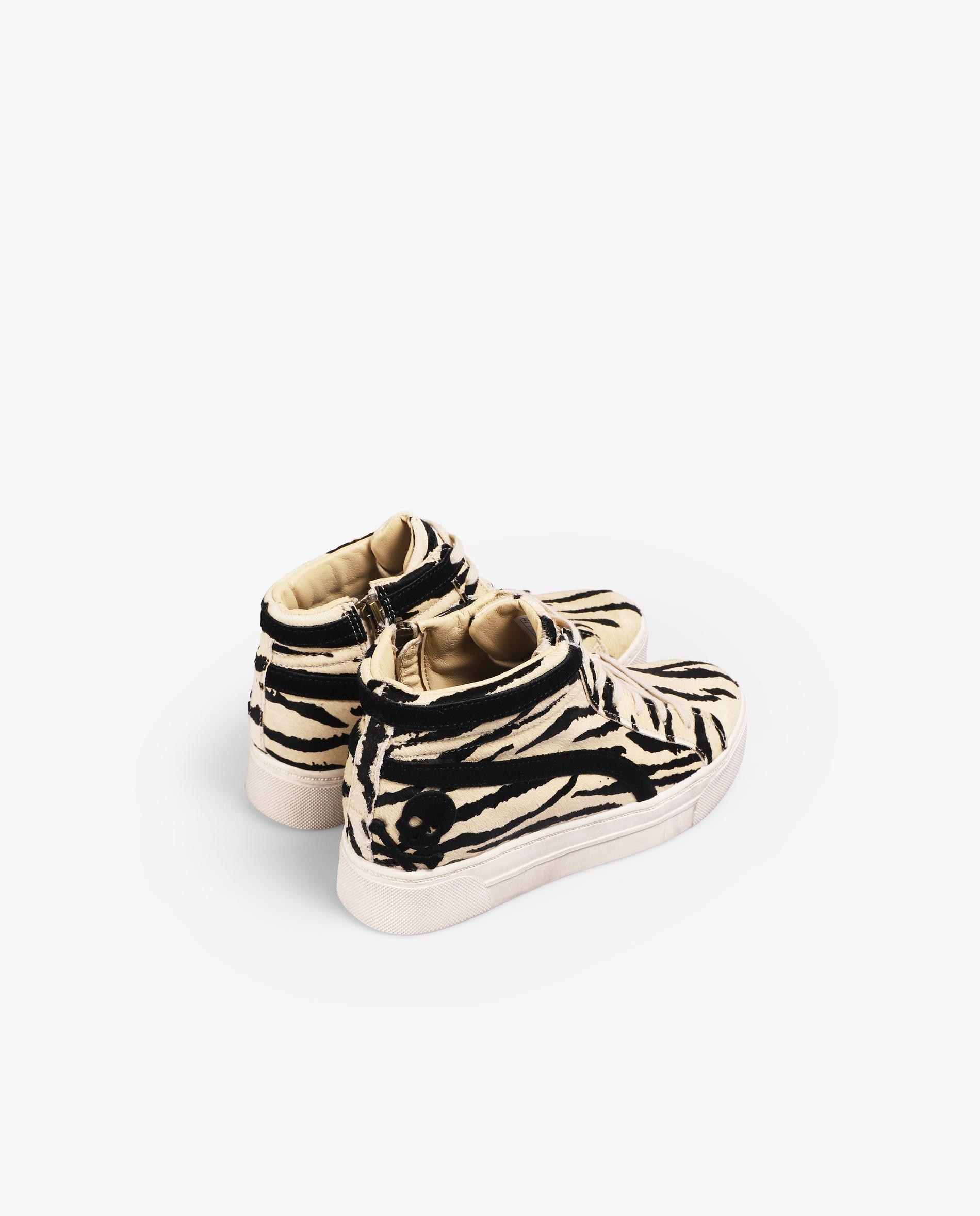 Sapatilhas Altas Abotinadas Animal Print Multicolor-3