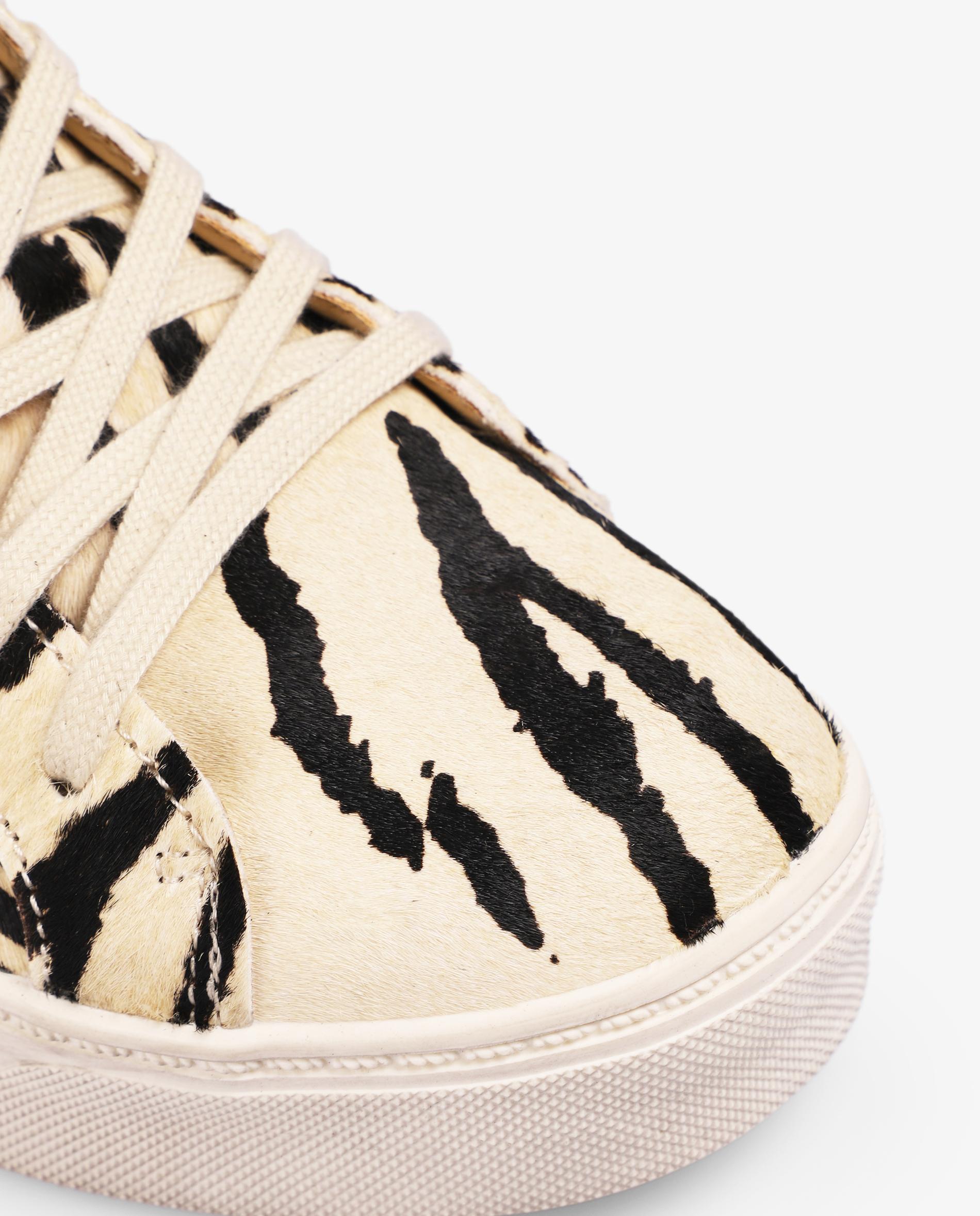 Sapatilhas Altas Abotinadas Animal Print Multicolor-5