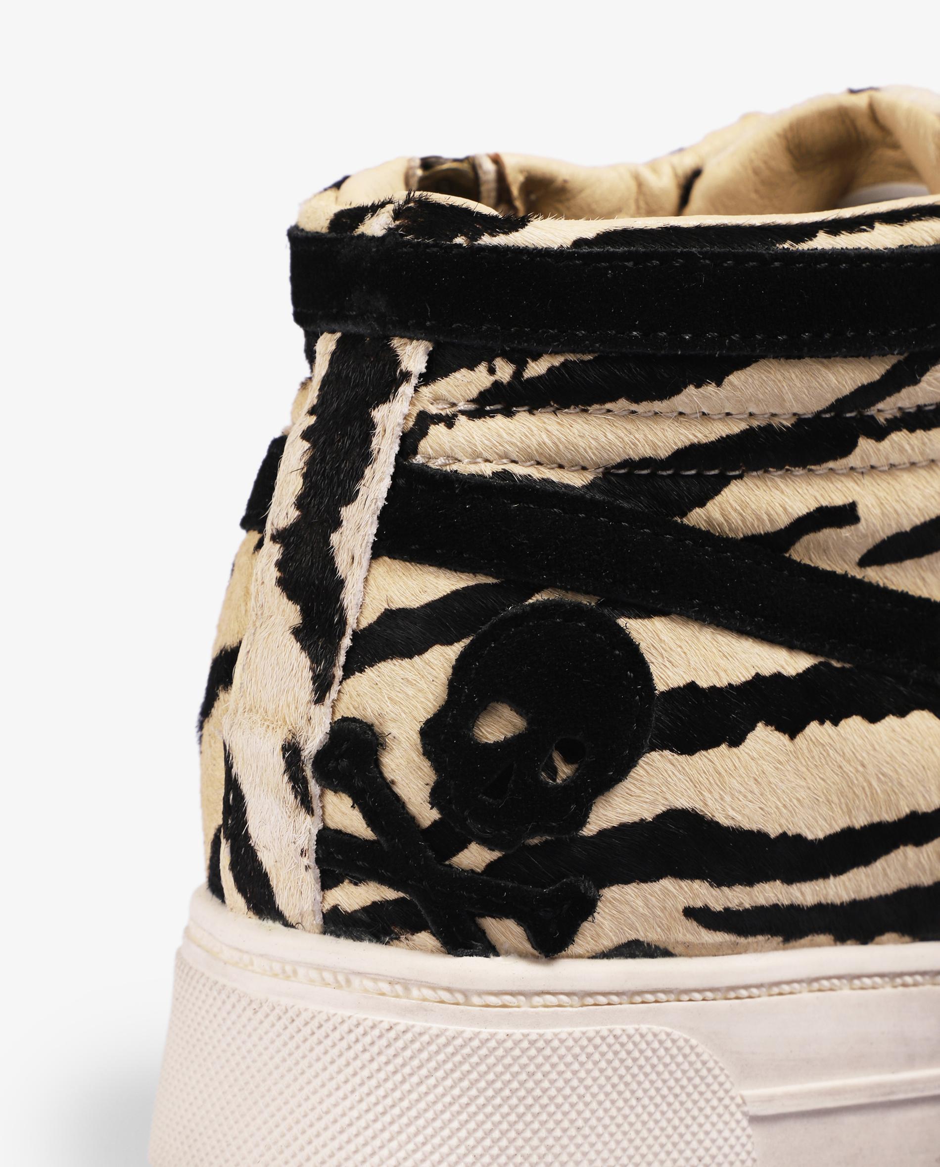 Sapatilhas Altas Abotinadas Animal Print Multicolor-7
