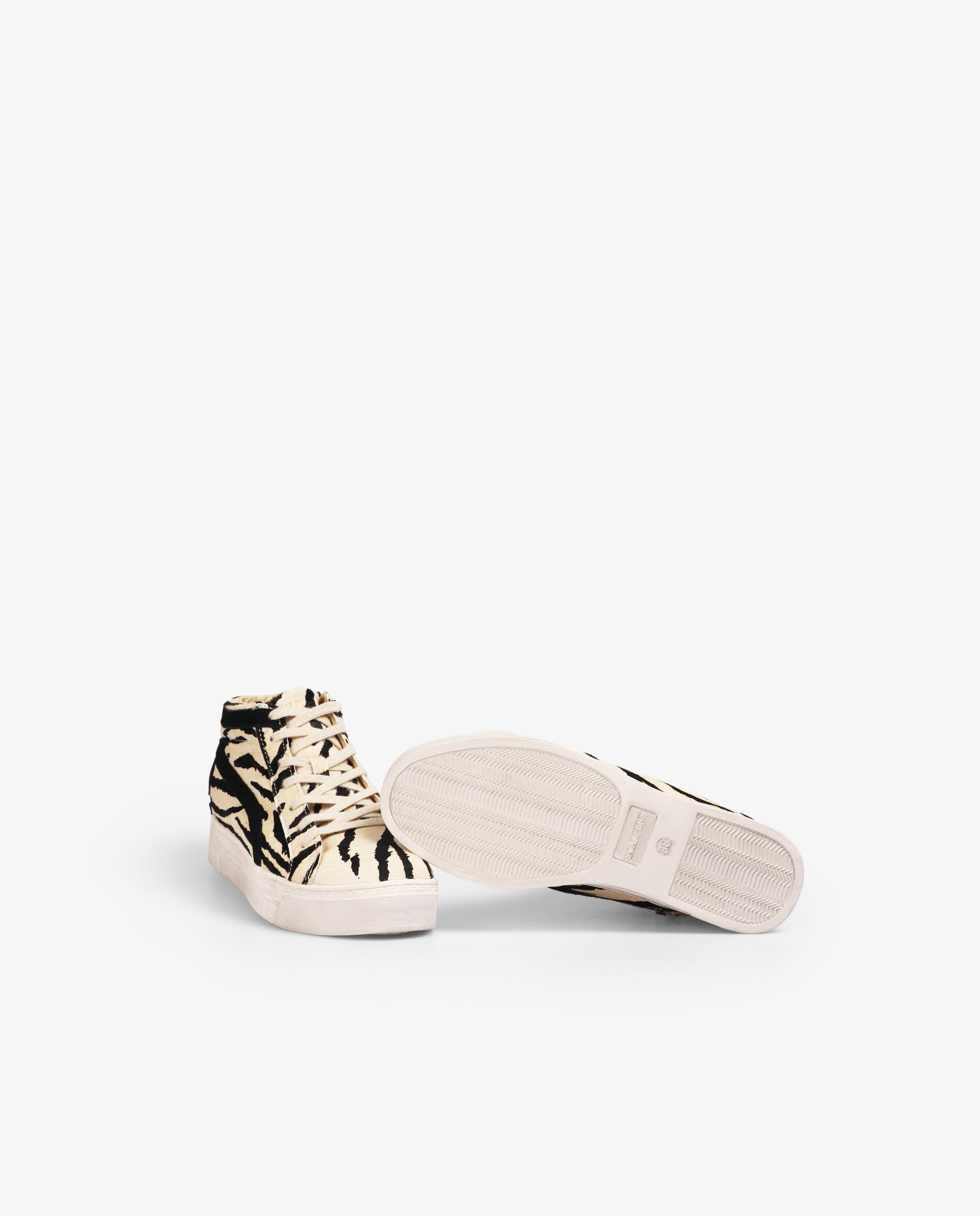 Sapatilhas Altas Abotinadas Animal Print Multicolor-4