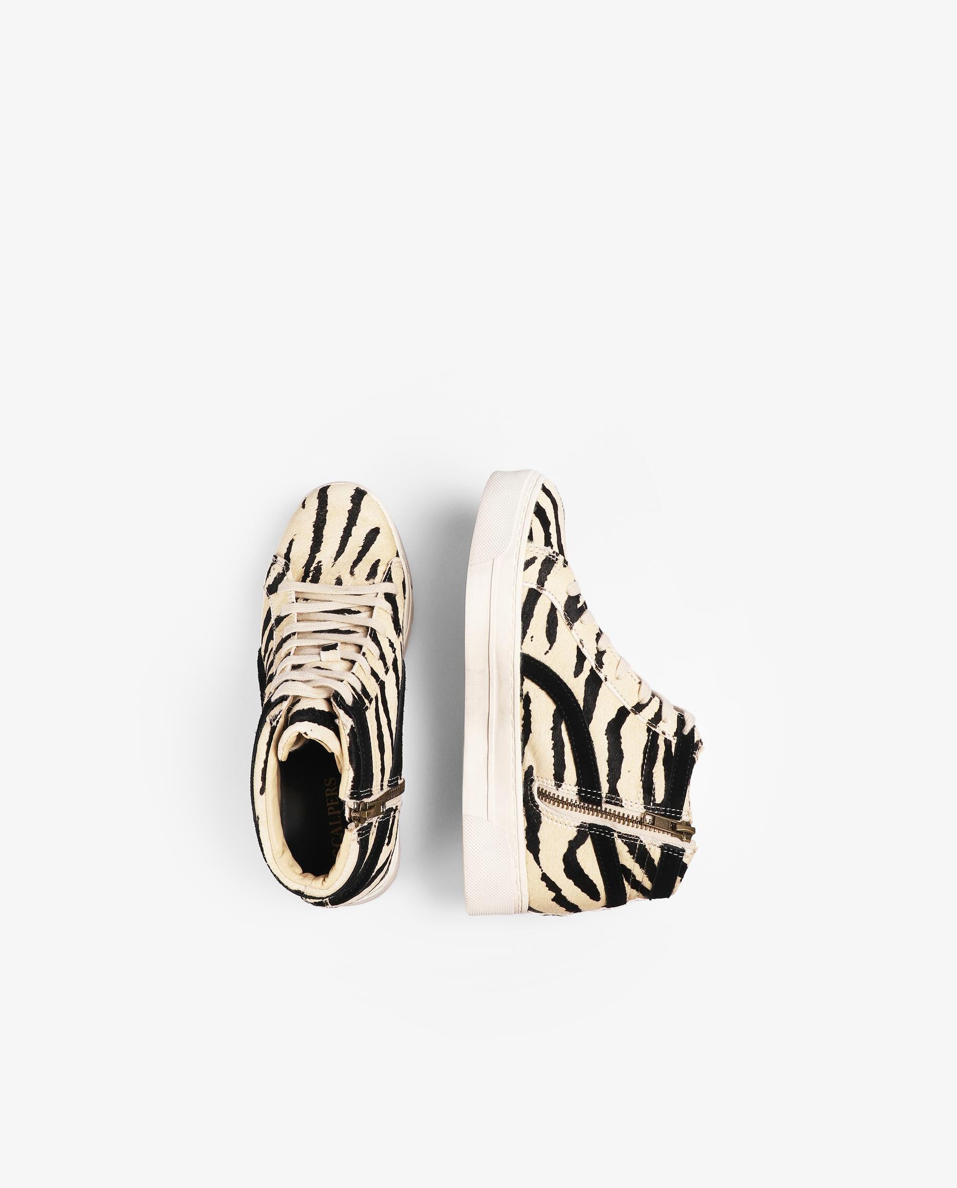 Sapatilhas Altas Abotinadas Animal Print Multicolor-8