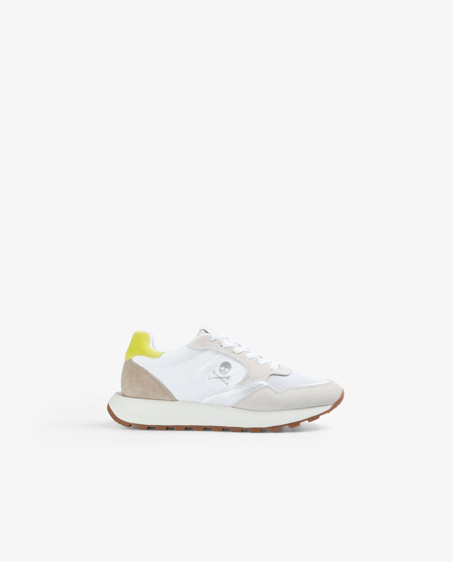 Sapatilhas Desportivas com Fecho de Atacadores e Caveira Metalizada Multicolor-1