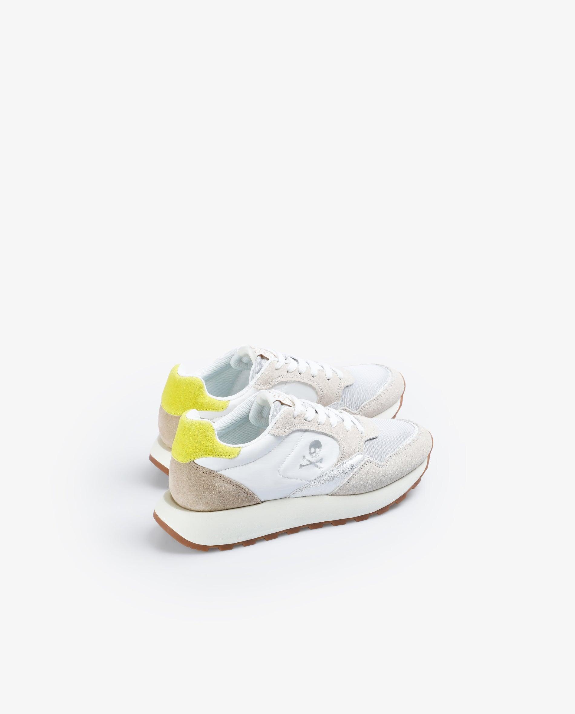 Sapatilhas Desportivas com Fecho de Atacadores e Caveira Metalizada Multicolor-3