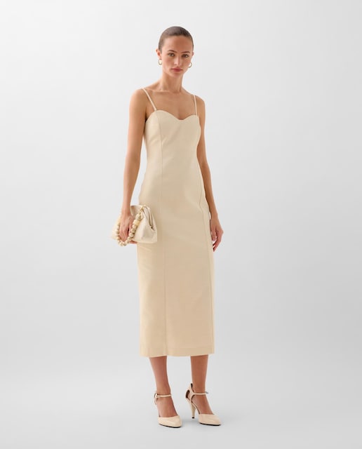 Imagem 0 de Vestido Midi de Corte Ajustado