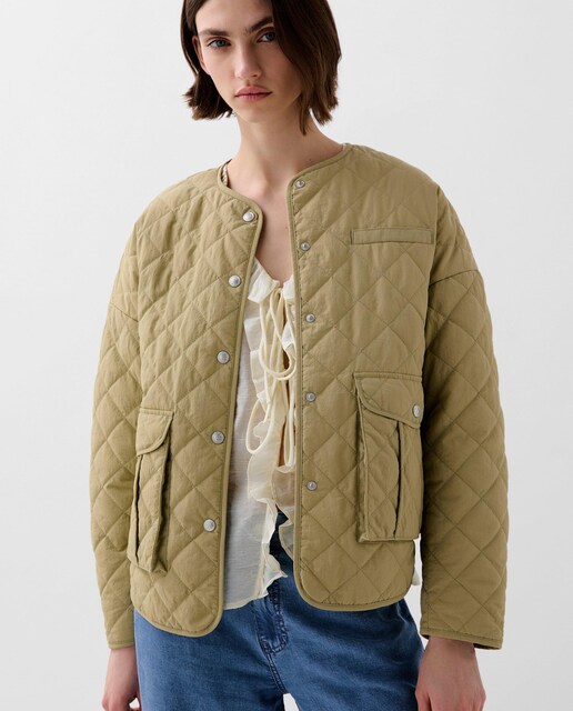 Imagem 0 de Blazer Acolchoada com Fecho de Snap