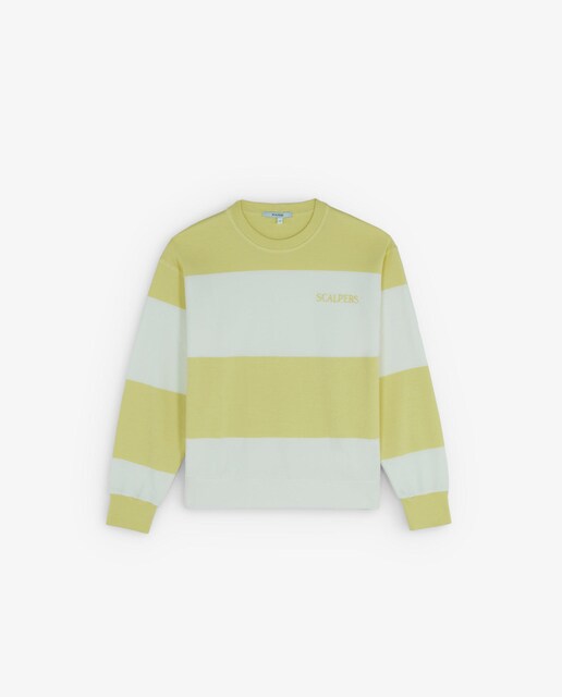Imagem 0 de Sweatshirt de Algodão às Riscas