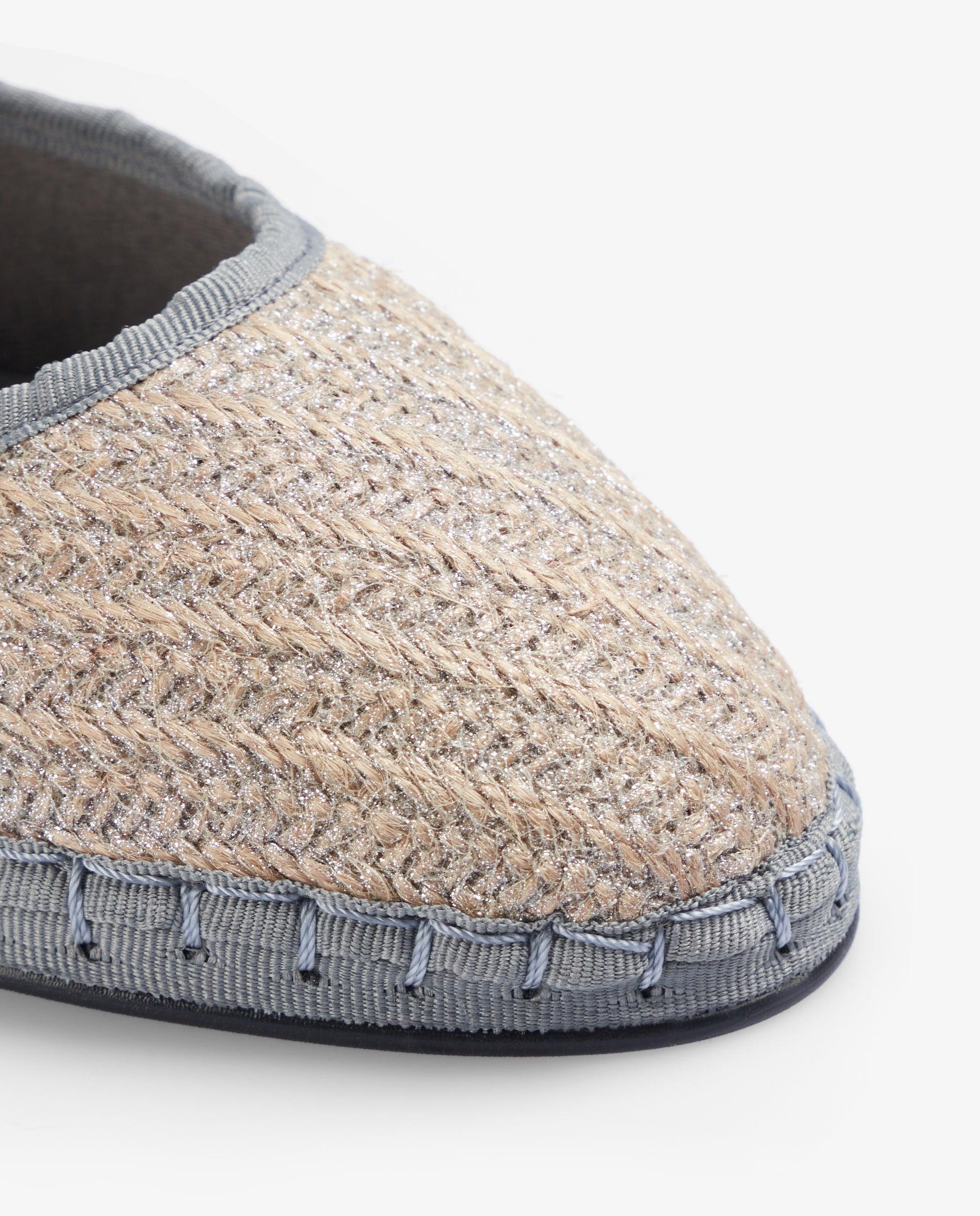 Merceditas de Tecido com Fecho de Fivela Bege-5