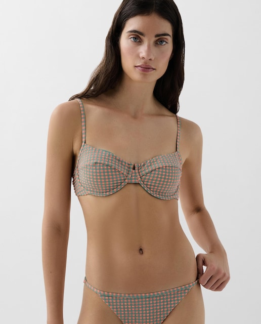 Imagem 0 de Biquíni com Aros e Estampado Vichy