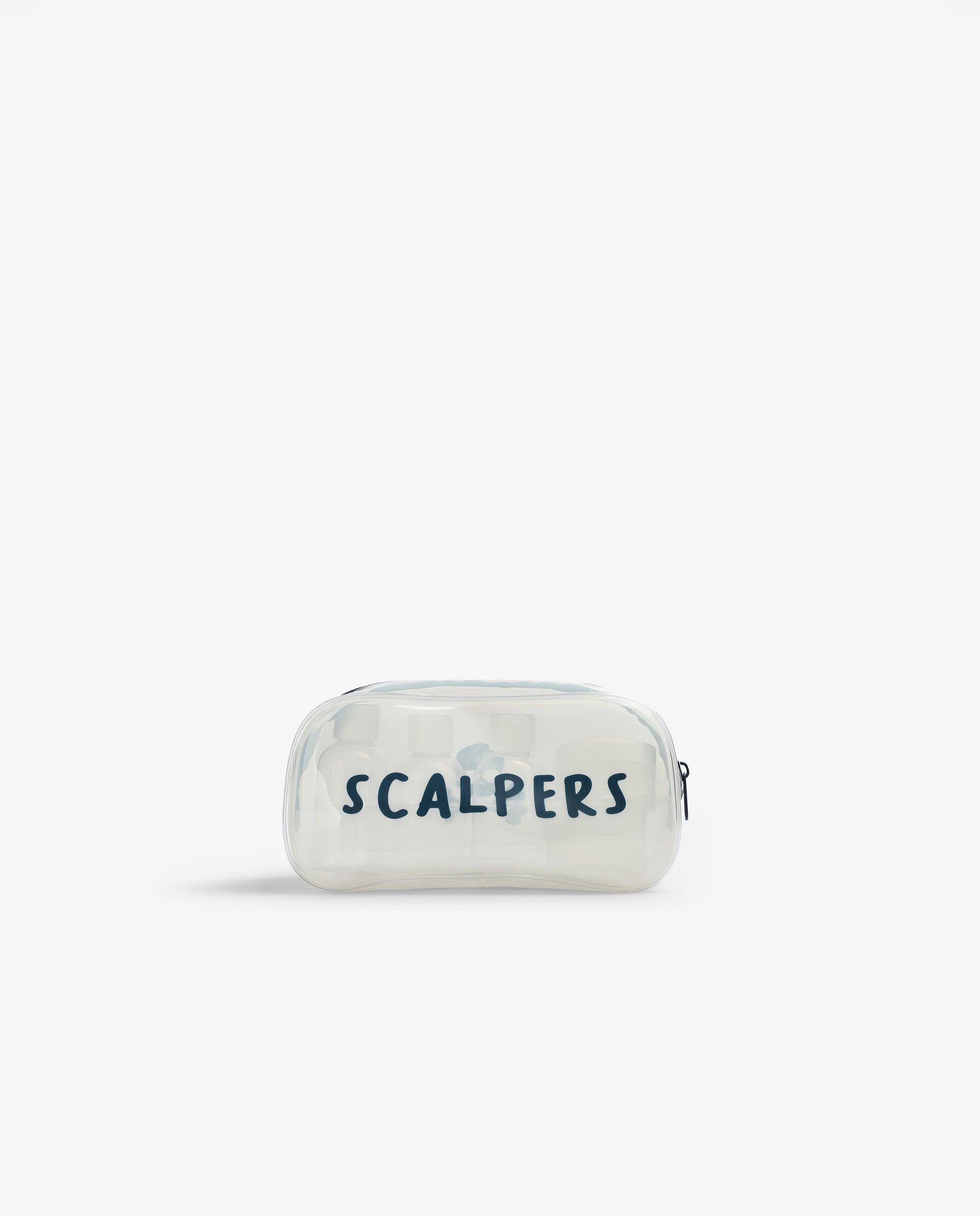Necessaire Infantil com Fecho Zip e Frascos Branco-2