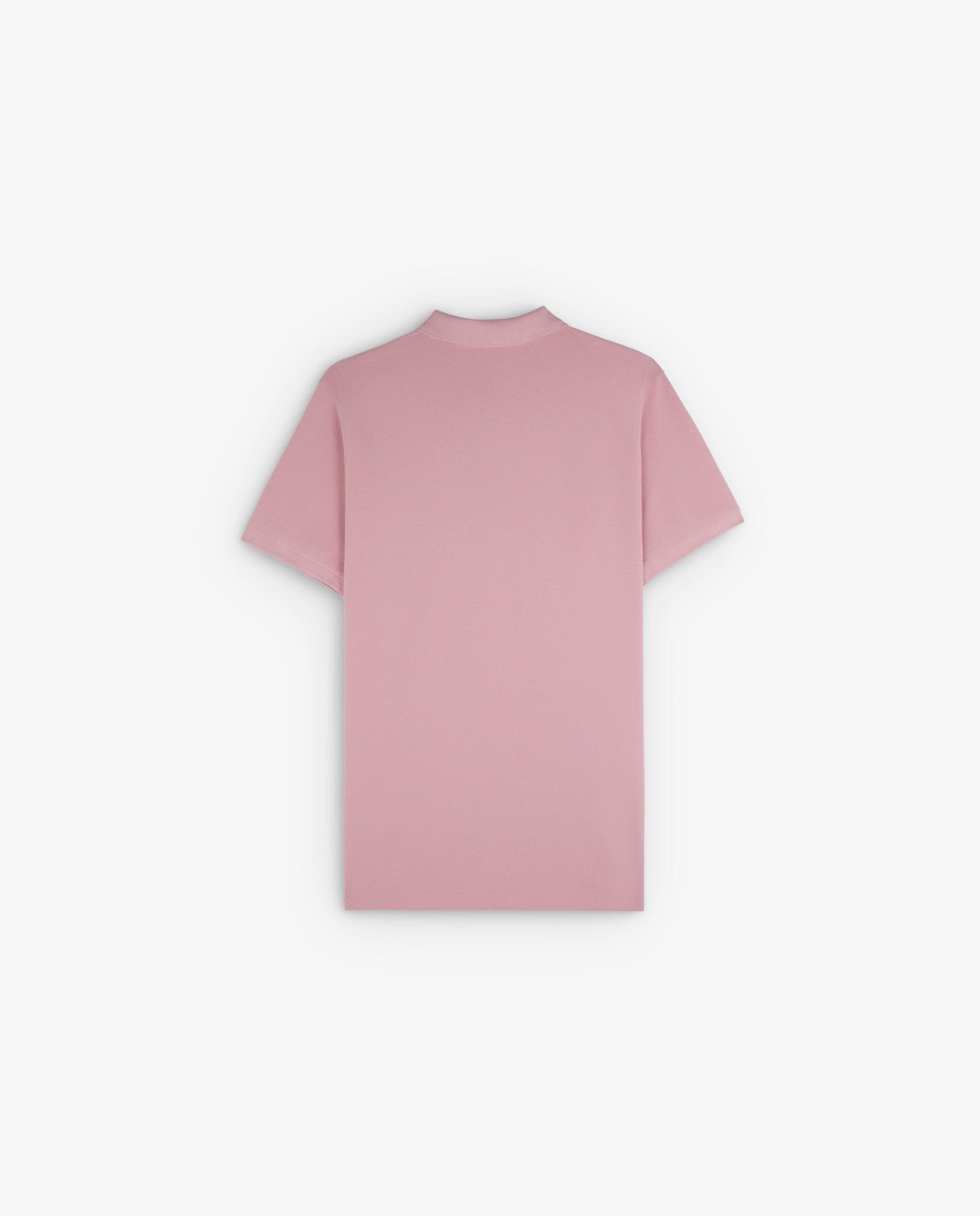 Polo de Algodão de Corte Regular Fit Rosa-2