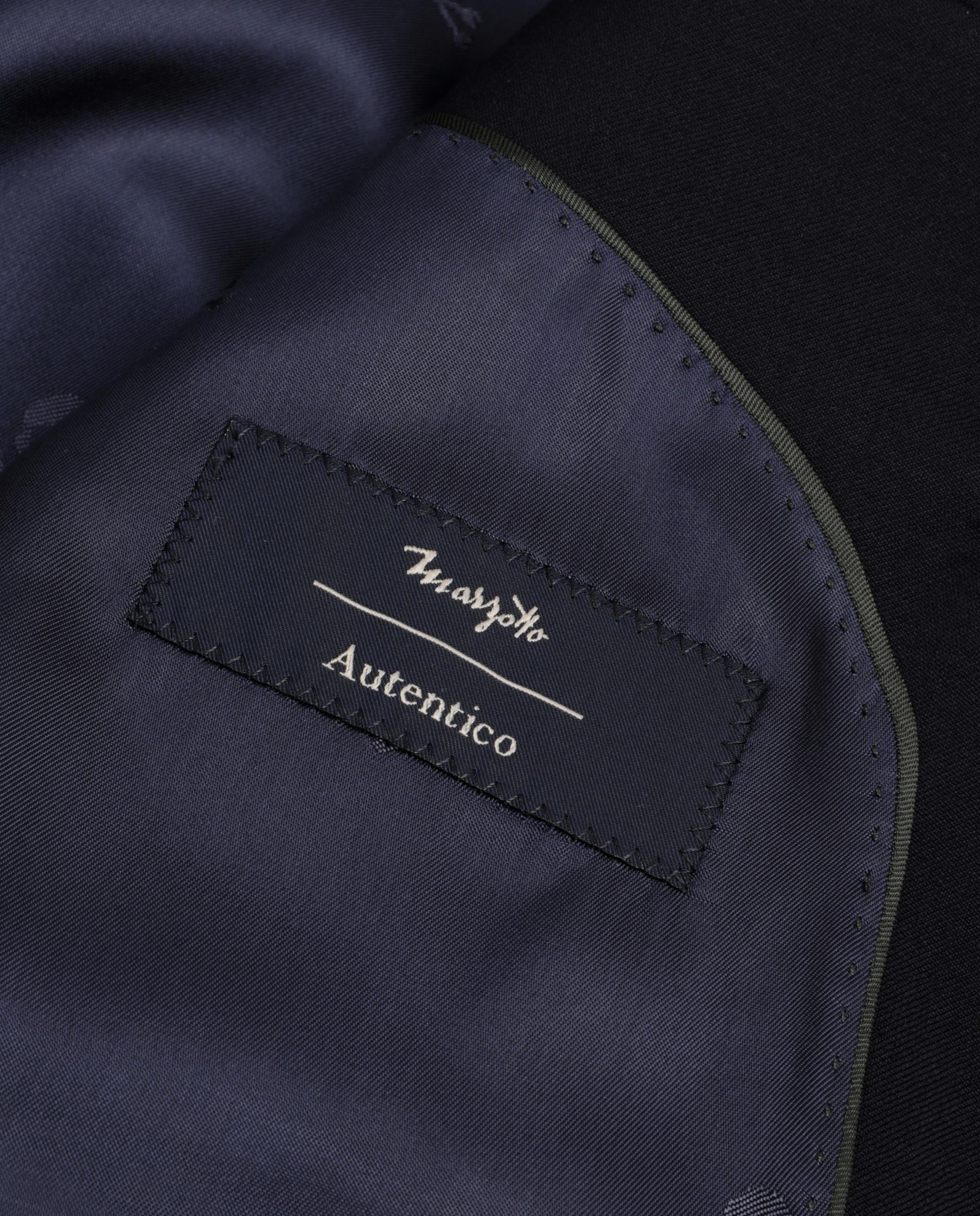 Blazer Regular Liso de Lã Navy-5