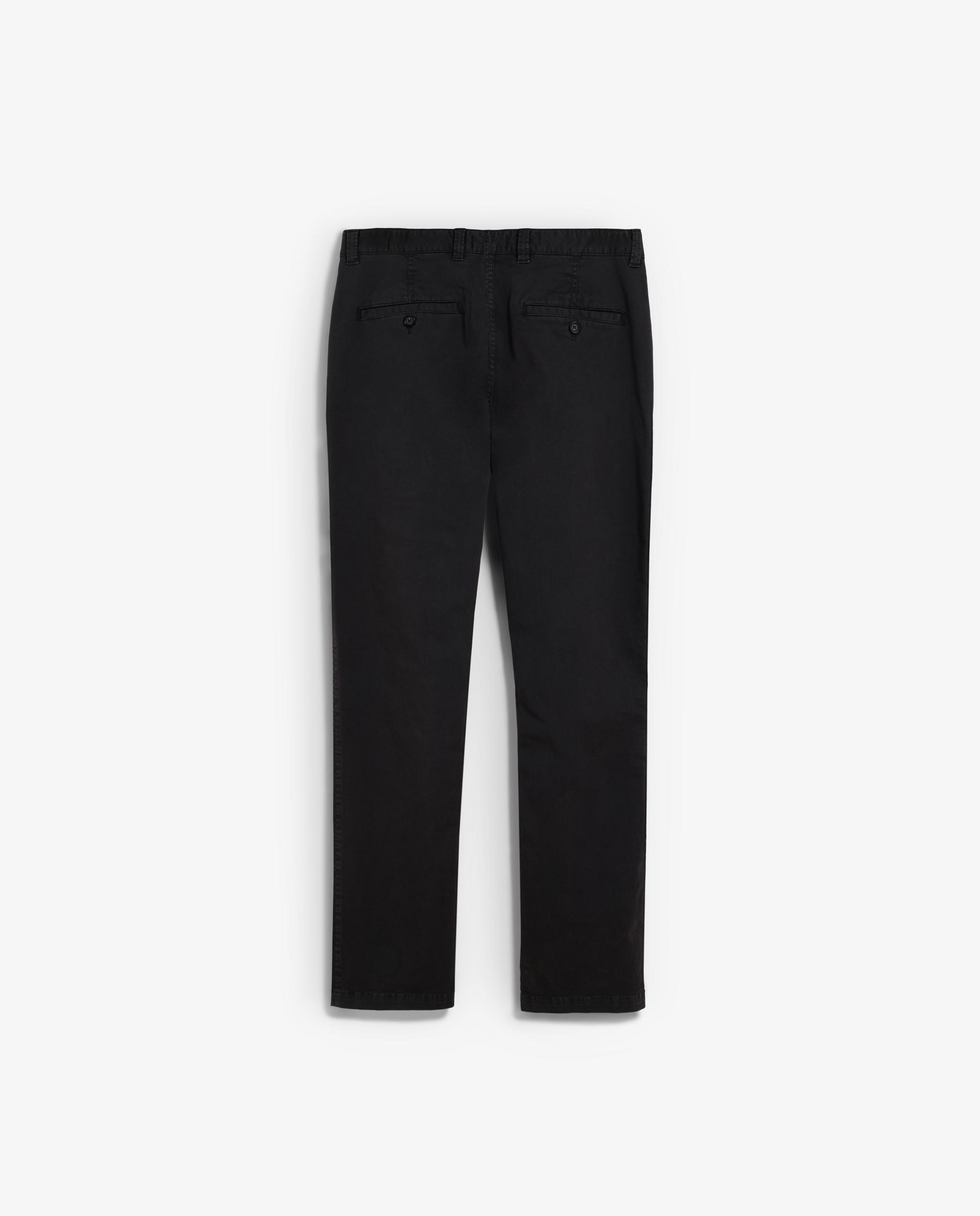 Calças Chino Regular Fit com Bolsos Laterais e Posteriores Navy-6