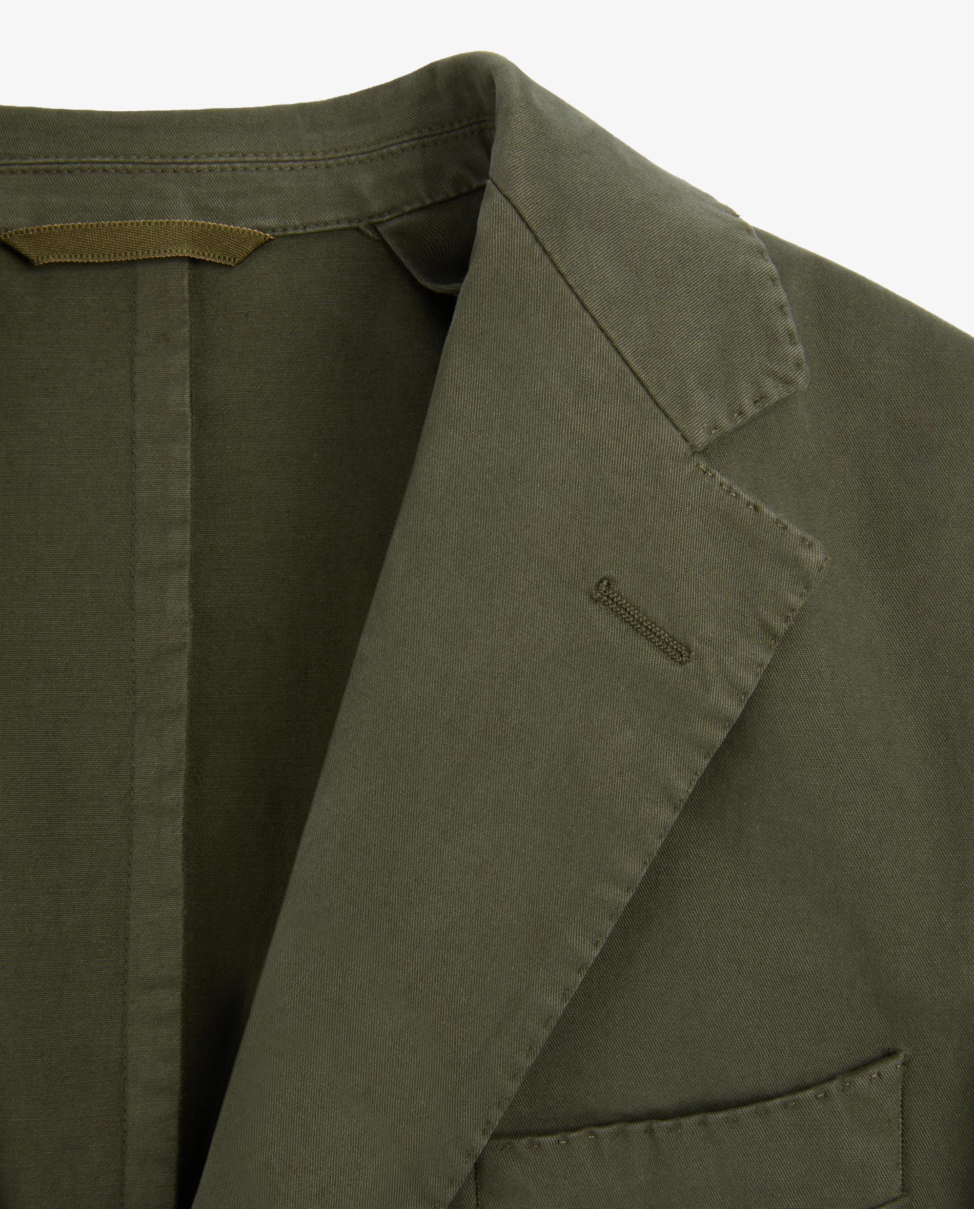 Blazer Regular Liso com Bolsos Patch Caqui-5