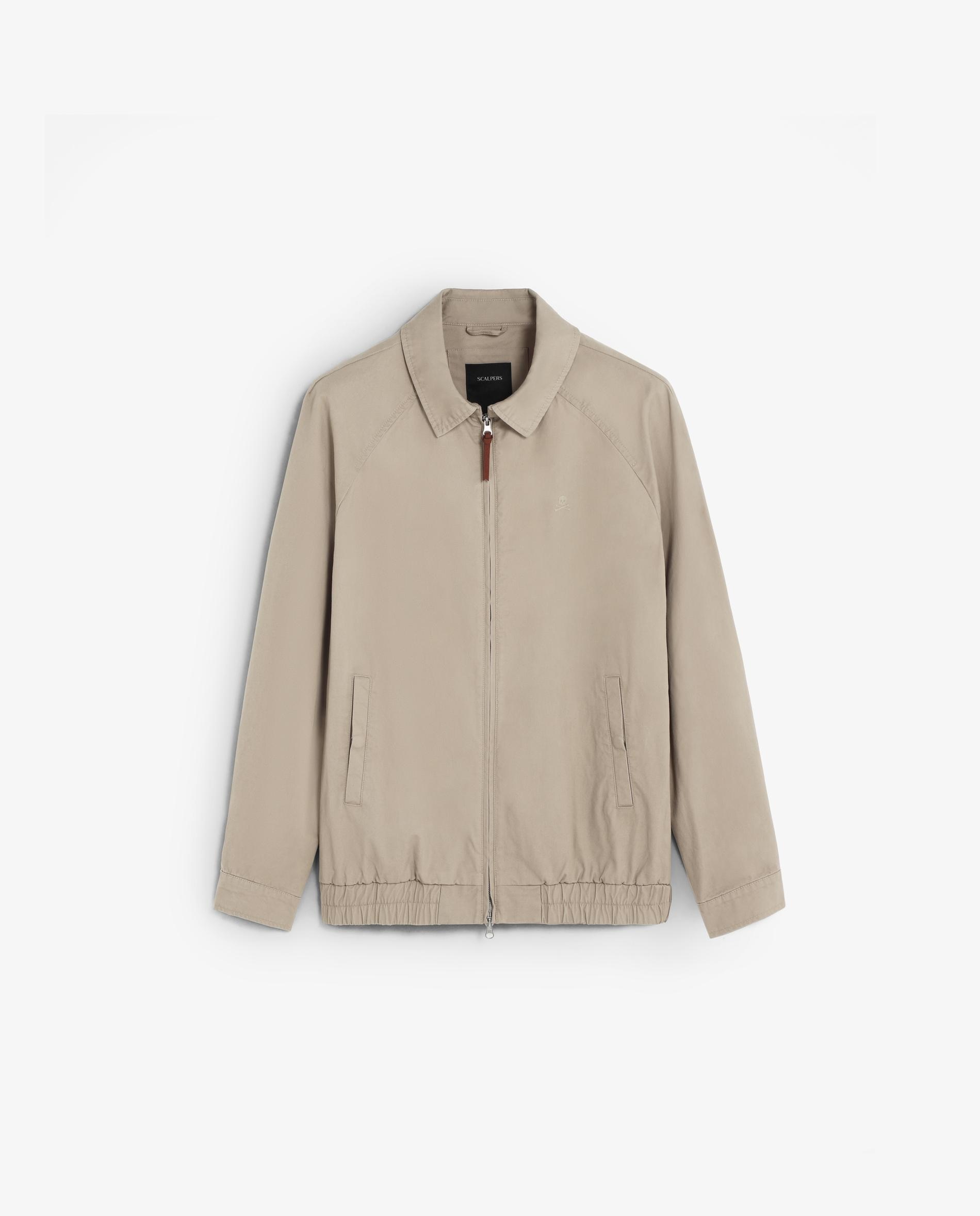Blusão Bomber Regular Fit com Fecho Zip Natural-5