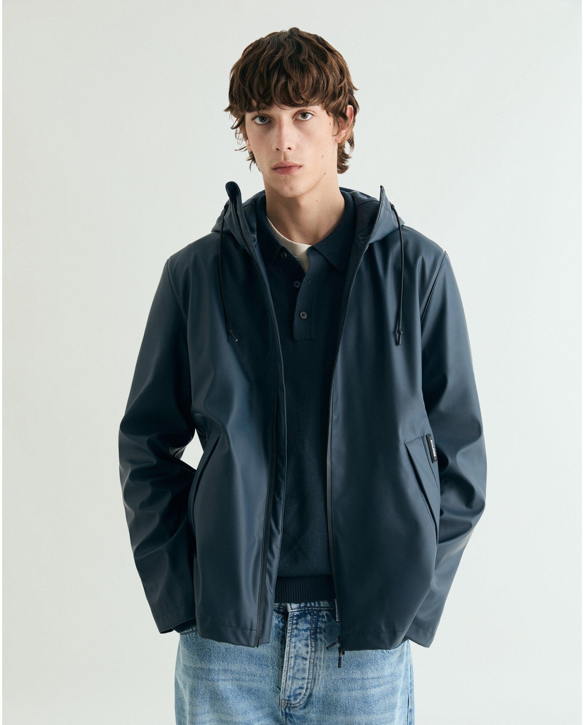 Imagem 0 de Casaco com Capuz e Fecho Zip