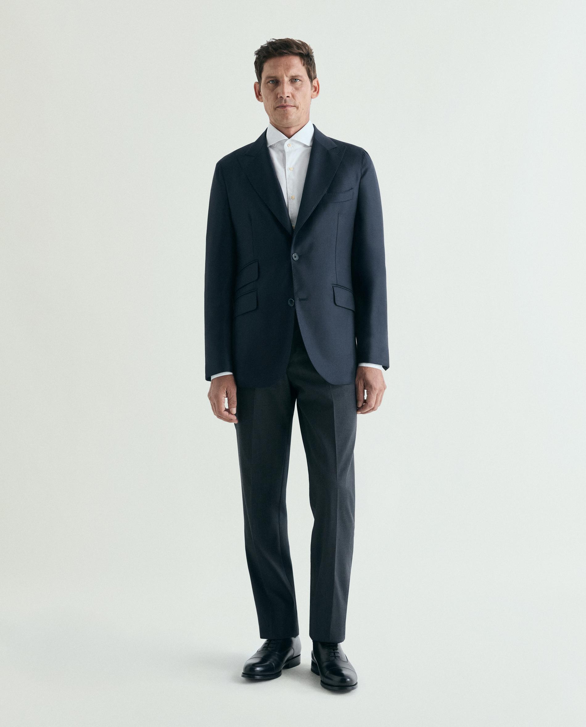 Blazer Regular Fit com Fecho de Botões Navy-2