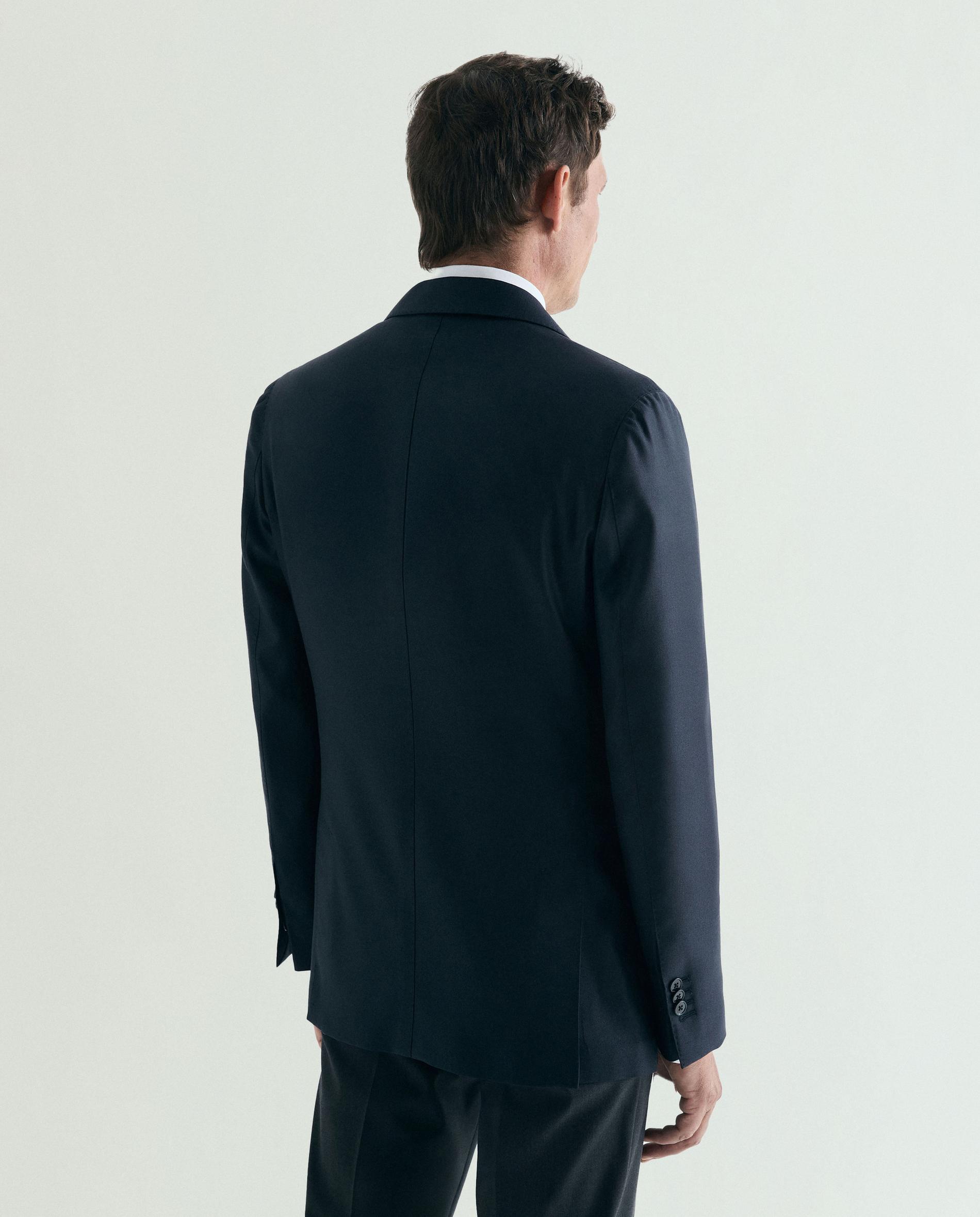 Blazer Regular Fit com Fecho de Botões Navy-3