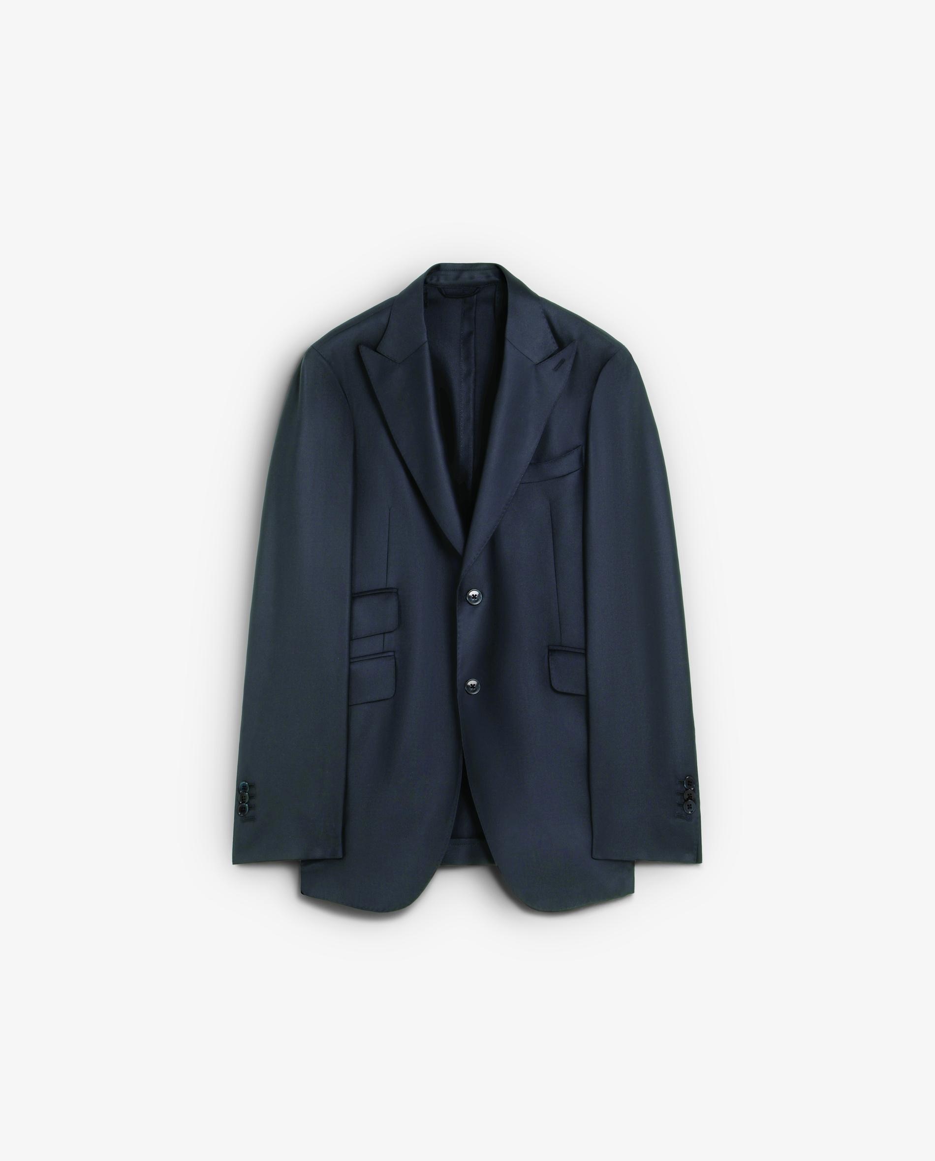 Blazer Regular Fit com Fecho de Botões Navy-9