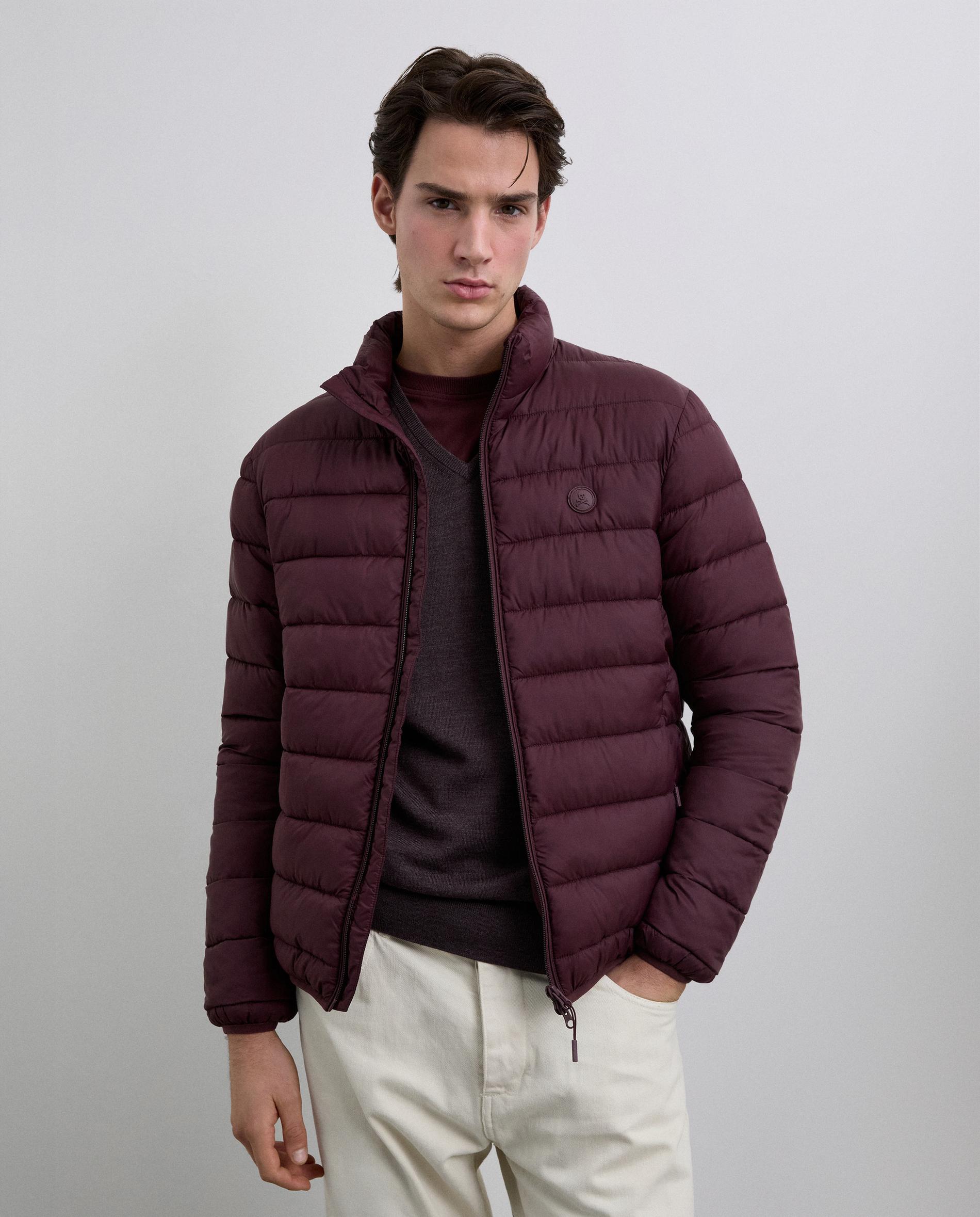 Casaco Acolchoado Leve Regular Fit Bordeaux-1