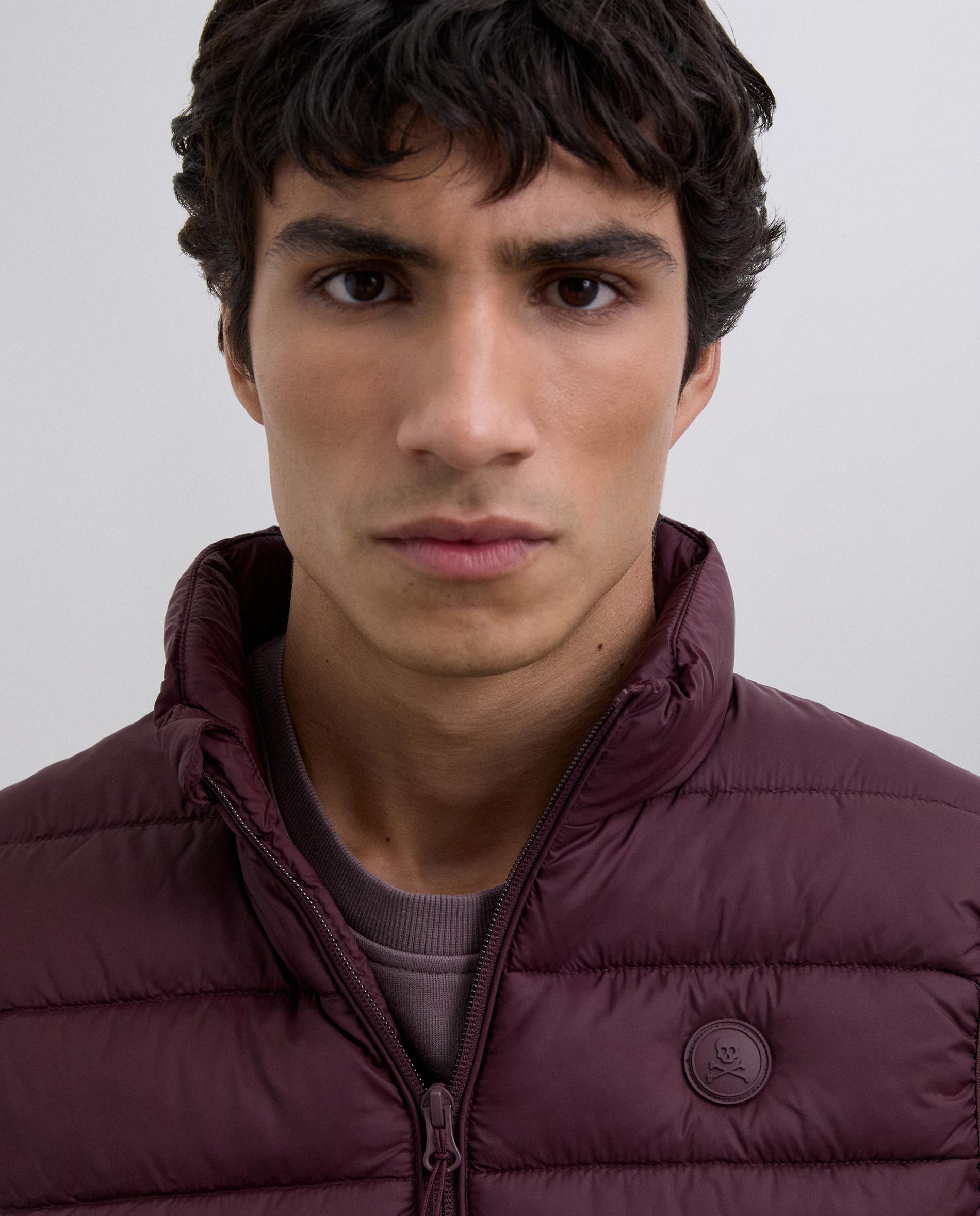 Colete de Sobretudo Acolchoado Regular Fit Bordeaux-4