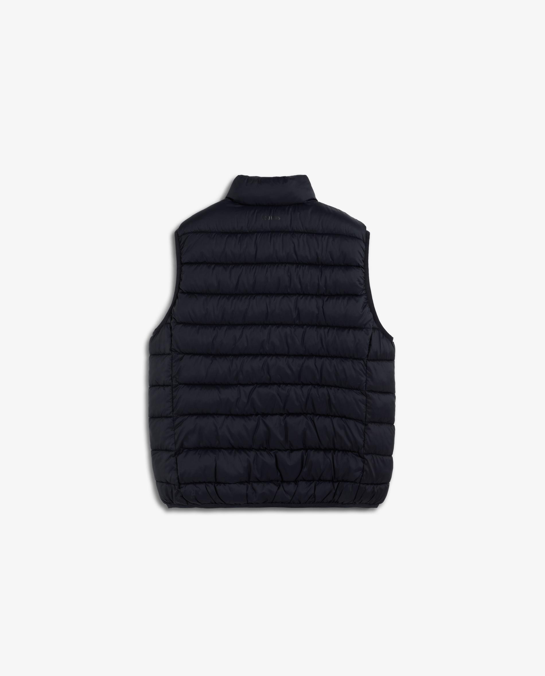 Colete Repelente À Água com Fecho Zip Azul-marinho-6