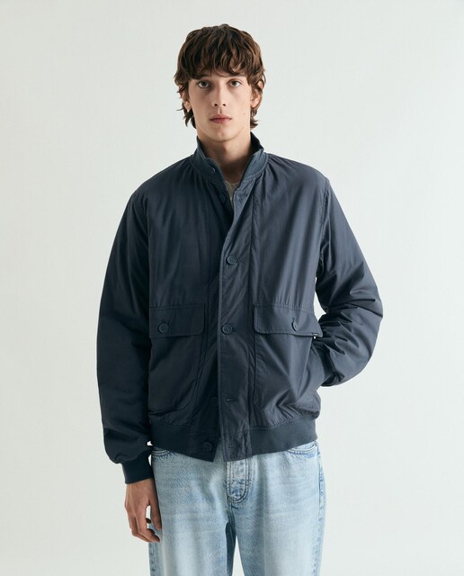 Imagem 0 de Casaco com Gola Alta e Fecho de Botões