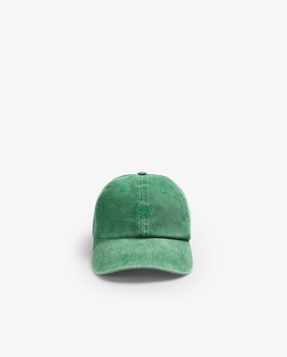 Boné de Algodão com Fecho Ajustável Verde-2