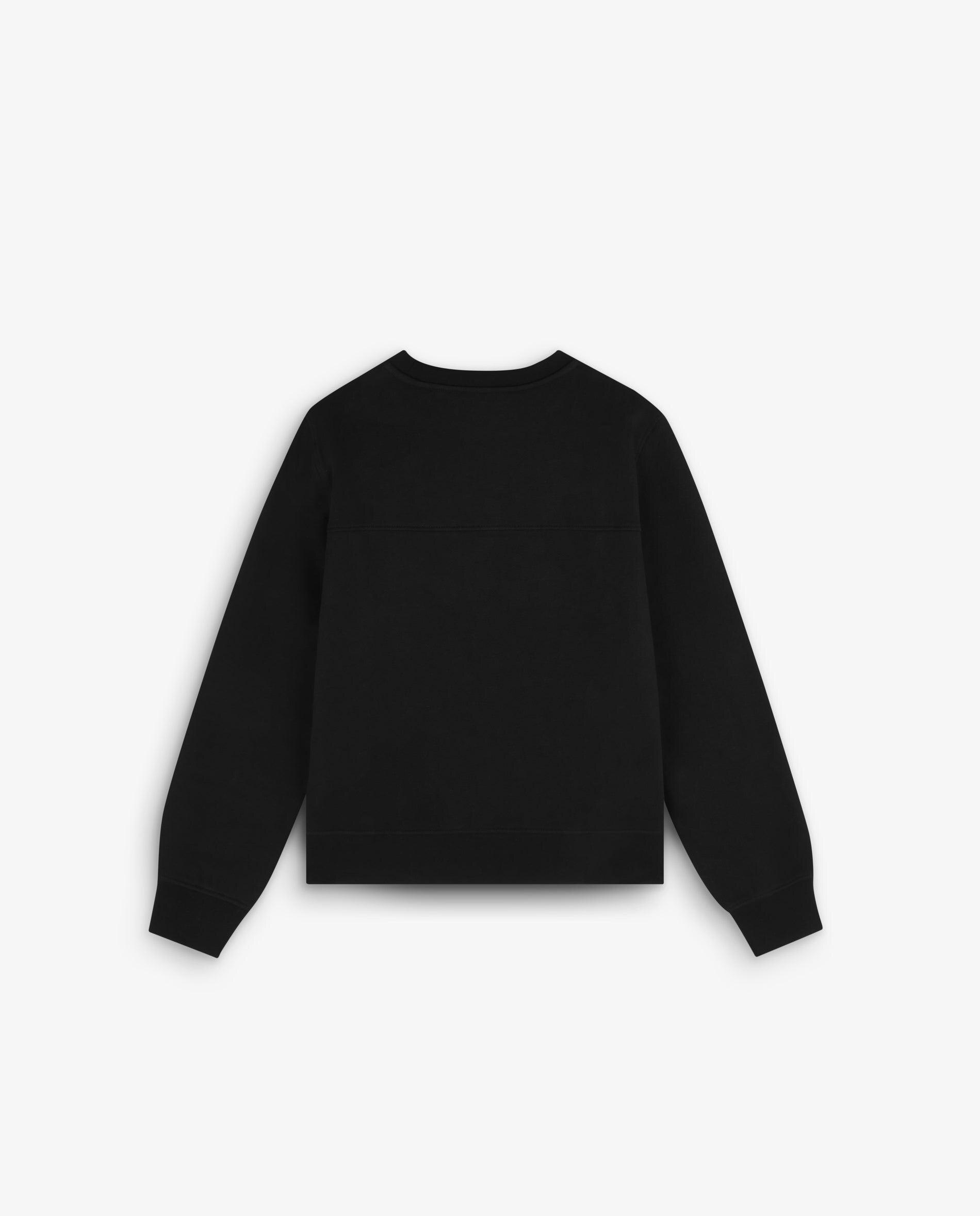 Sweatshirt de Algodão com Caveira Bordada Cinzento-escuro-2